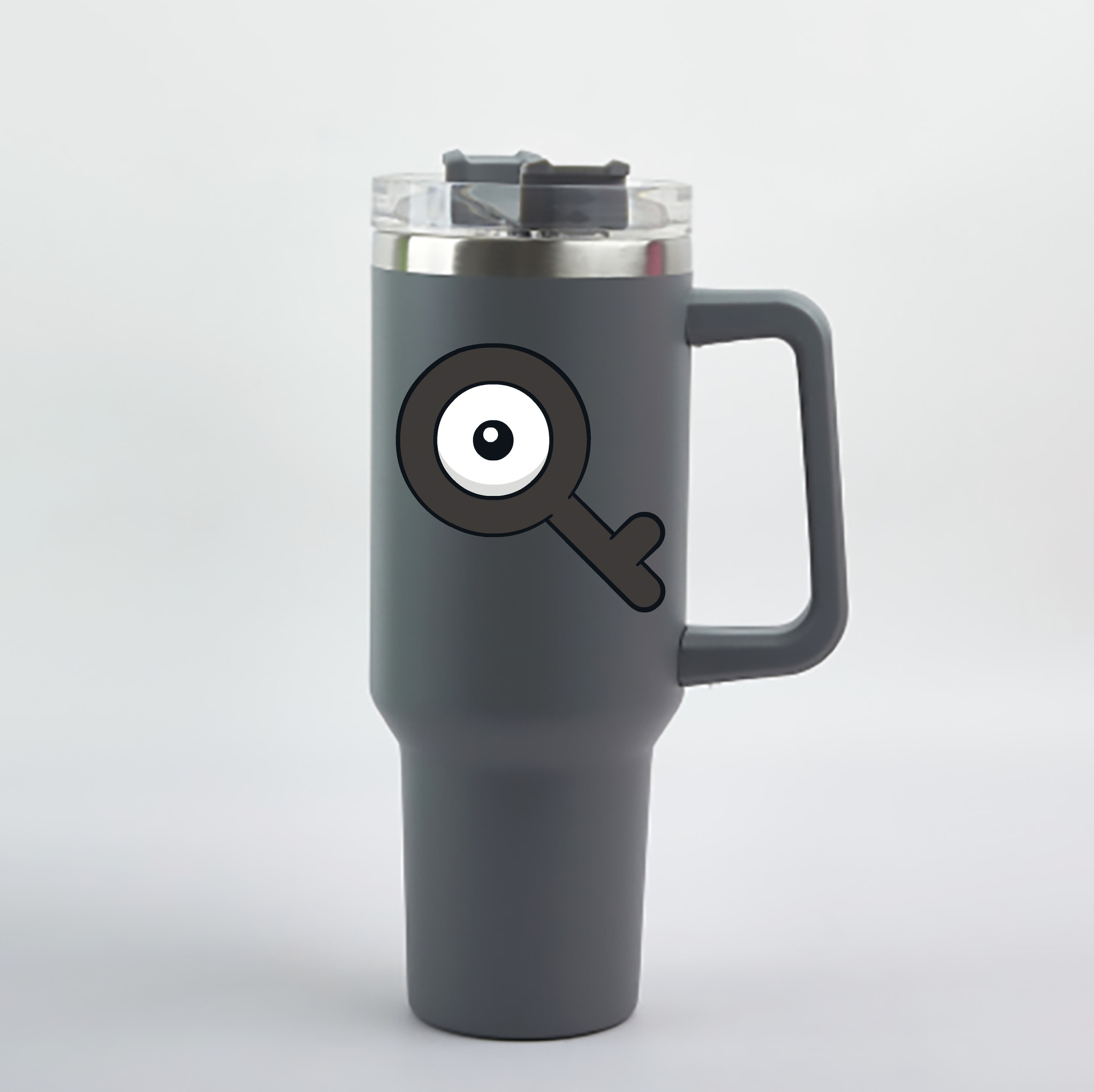 （画像用） ポケットモンスター Pokémon 1200mL車用タンブラー - クリスタルステッカー（プラスチックストロー付き）