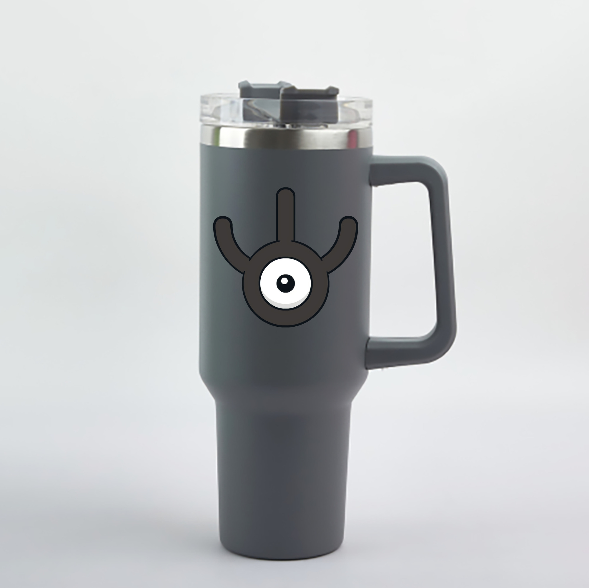 （画像用） ポケットモンスター Pokémon 1200mL車用タンブラー - クリスタルステッカー（プラスチックストロー付き）