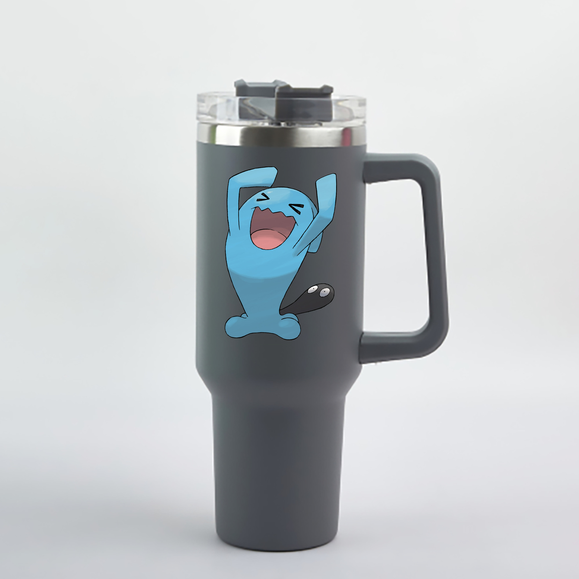 （画像用） ポケットモンスター Pokémon 1200mL車用タンブラー - クリスタルステッカー（プラスチックストロー付き）
