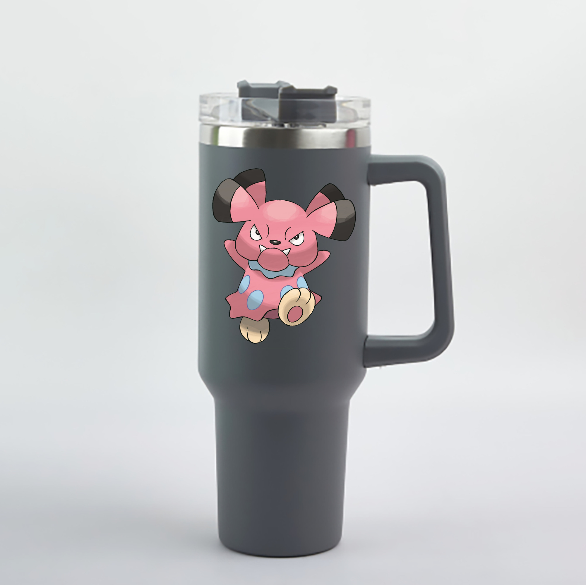 （画像用） ポケットモンスター Pokémon 1200mL車用タンブラー - クリスタルステッカー（プラスチックストロー付き）