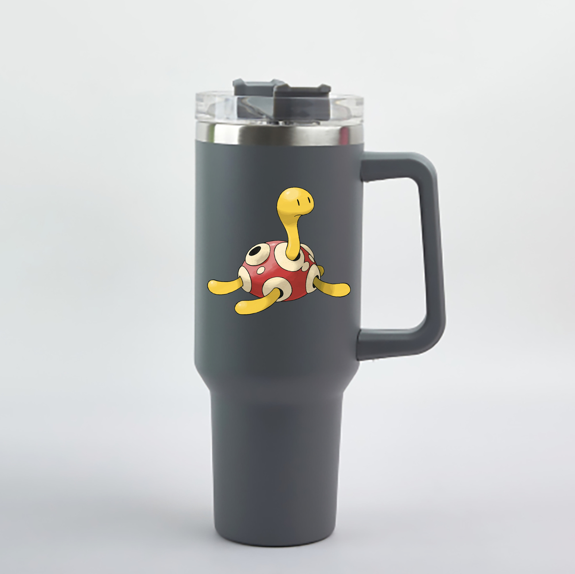 （画像用） ポケットモンスター Pokémon 1200mL車用タンブラー - クリスタルステッカー（プラスチックストロー付き）