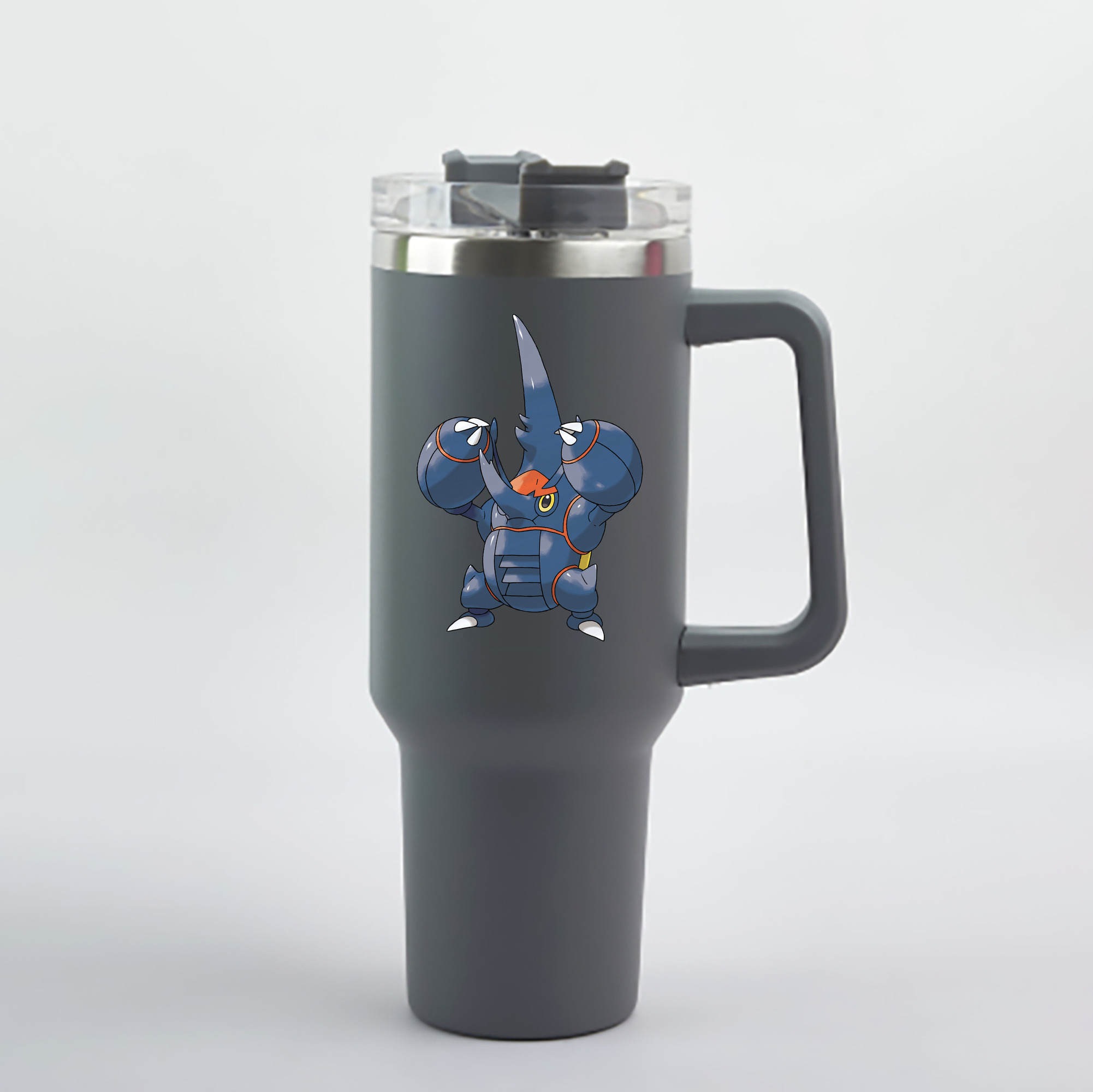 （画像用） ポケットモンスター Pokémon 1200mL車用タンブラー - クリスタルステッカー（プラスチックストロー付き）