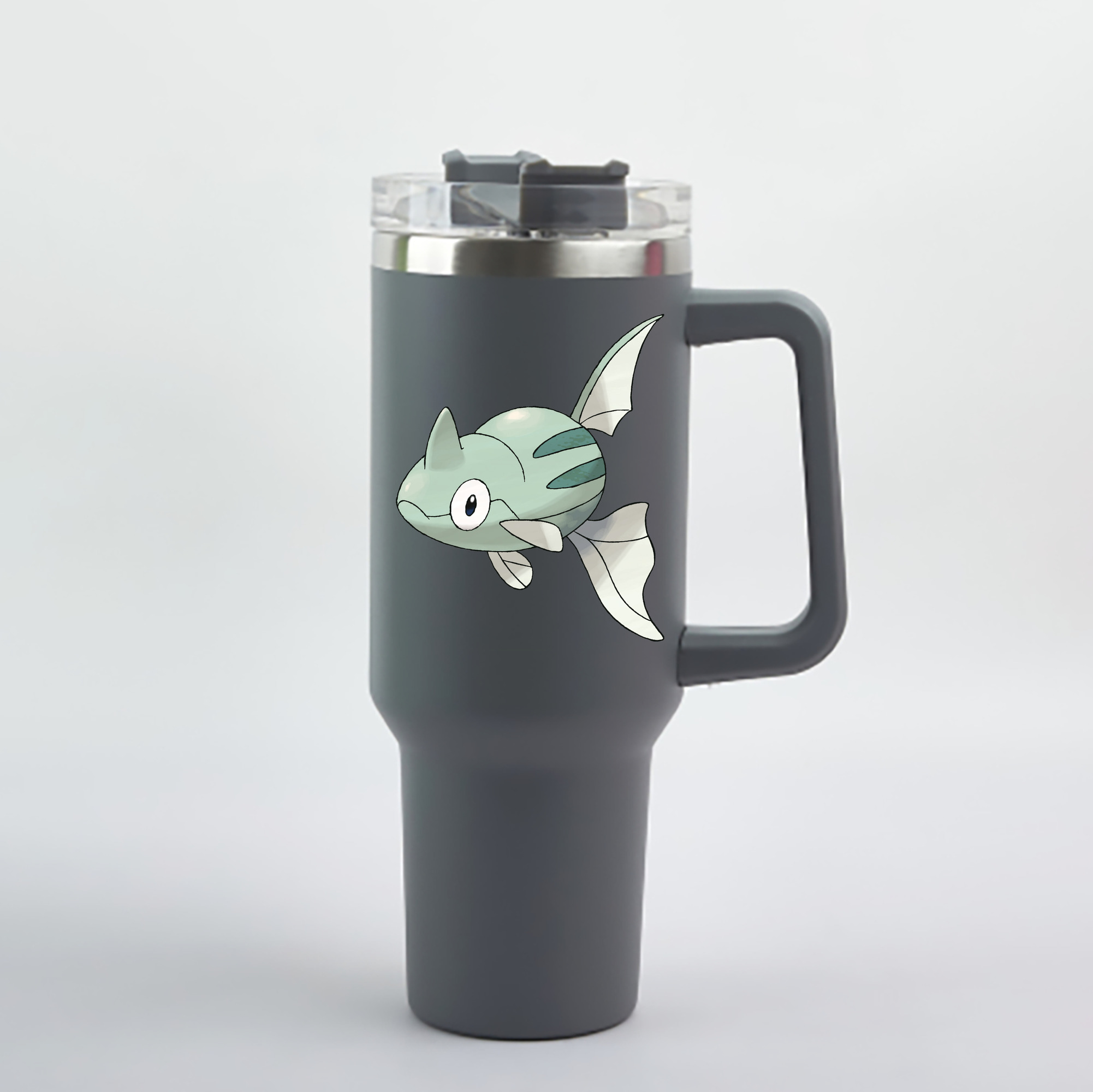 （画像用） ポケットモンスター Pokémon 1200mL車用タンブラー - クリスタルステッカー（プラスチックストロー付き）