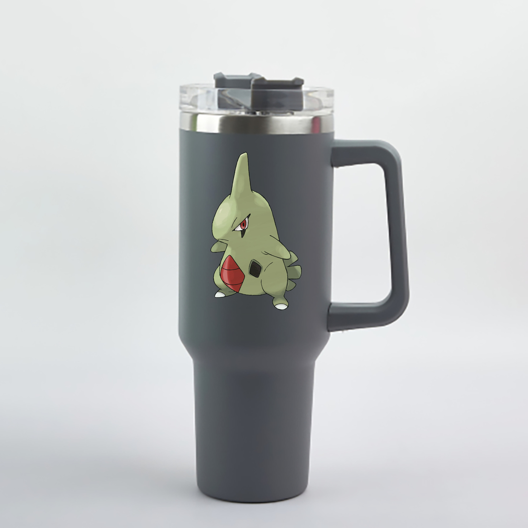 （画像用） ポケットモンスター Pokémon 1200mL車用タンブラー - クリスタルステッカー（プラスチックストロー付き）
