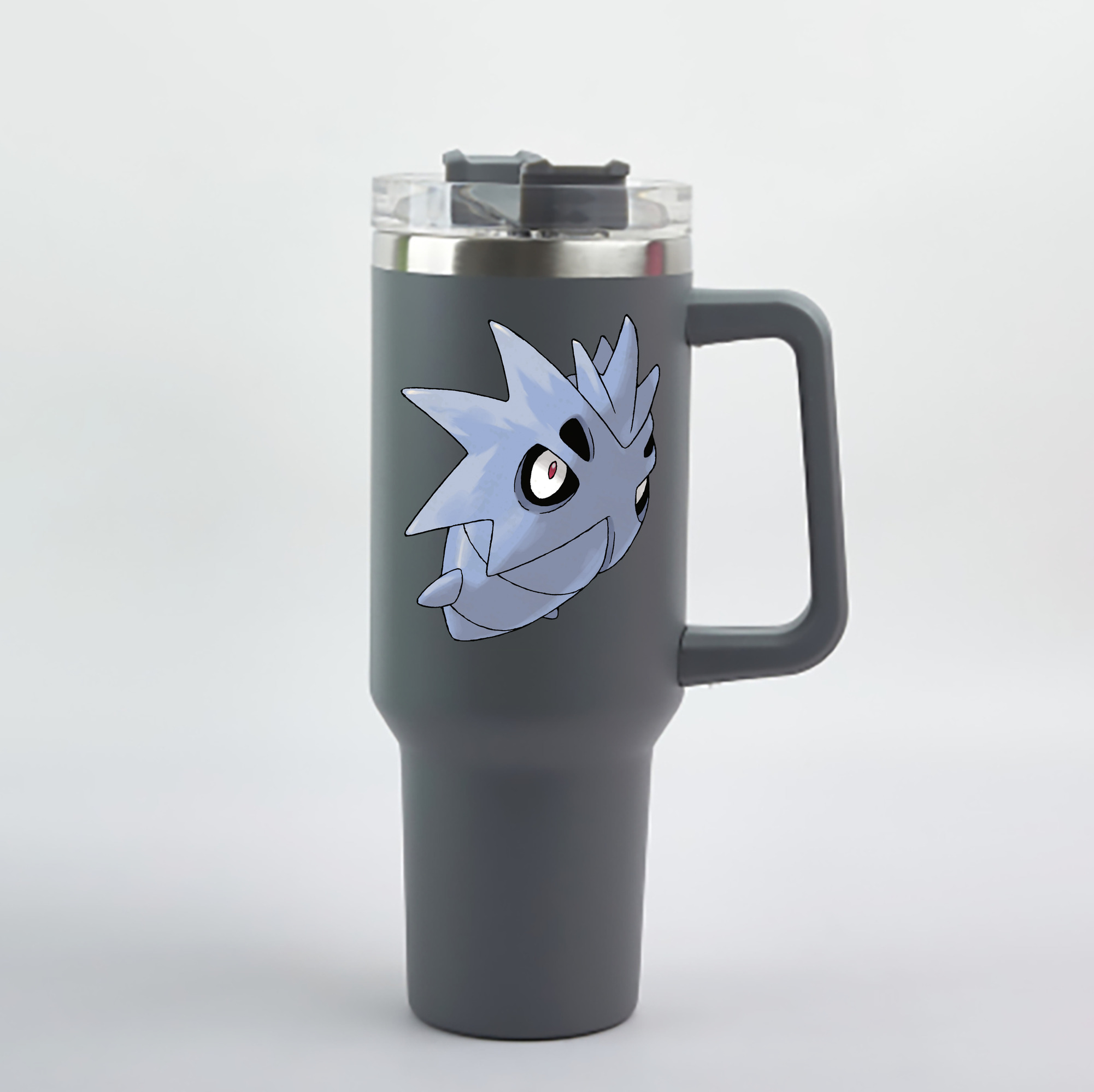 （画像用） ポケットモンスター Pokémon 1200mL車用タンブラー - クリスタルステッカー（プラスチックストロー付き）