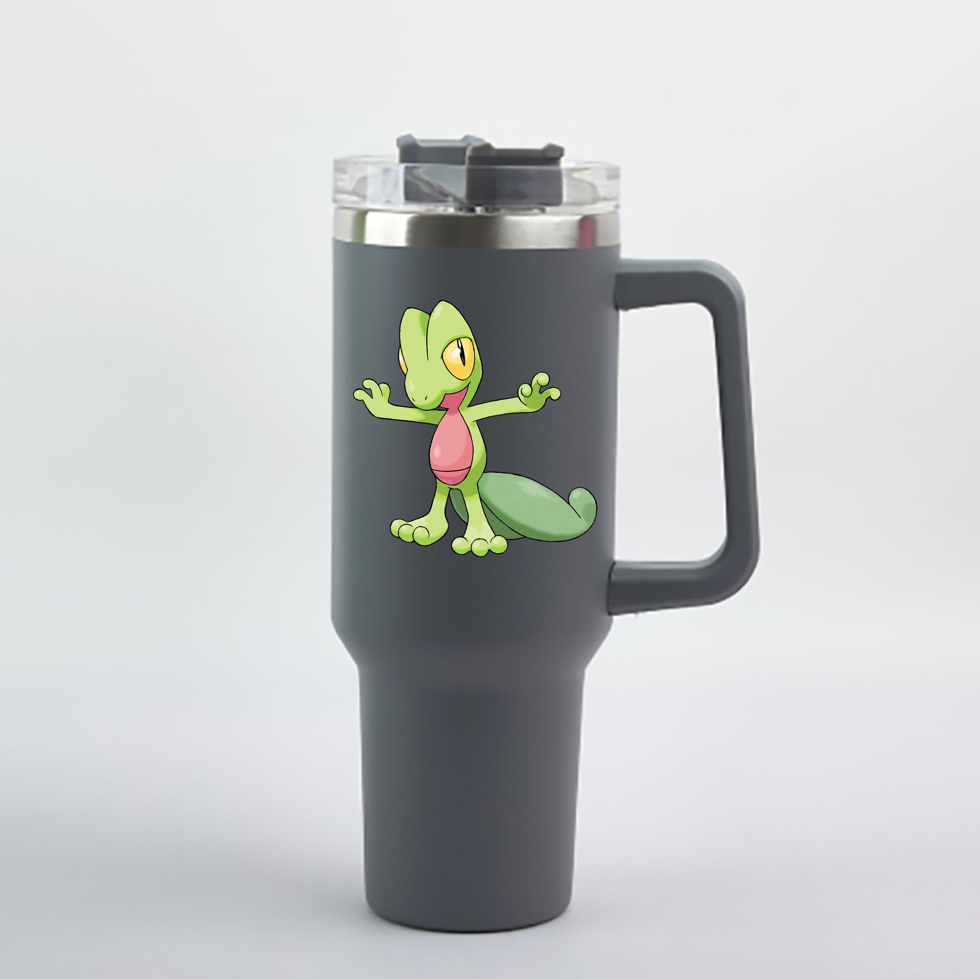 （画像用） ポケットモンスター Pokémon 1200mL車用タンブラー - クリスタルステッカー（プラスチックストロー付き）