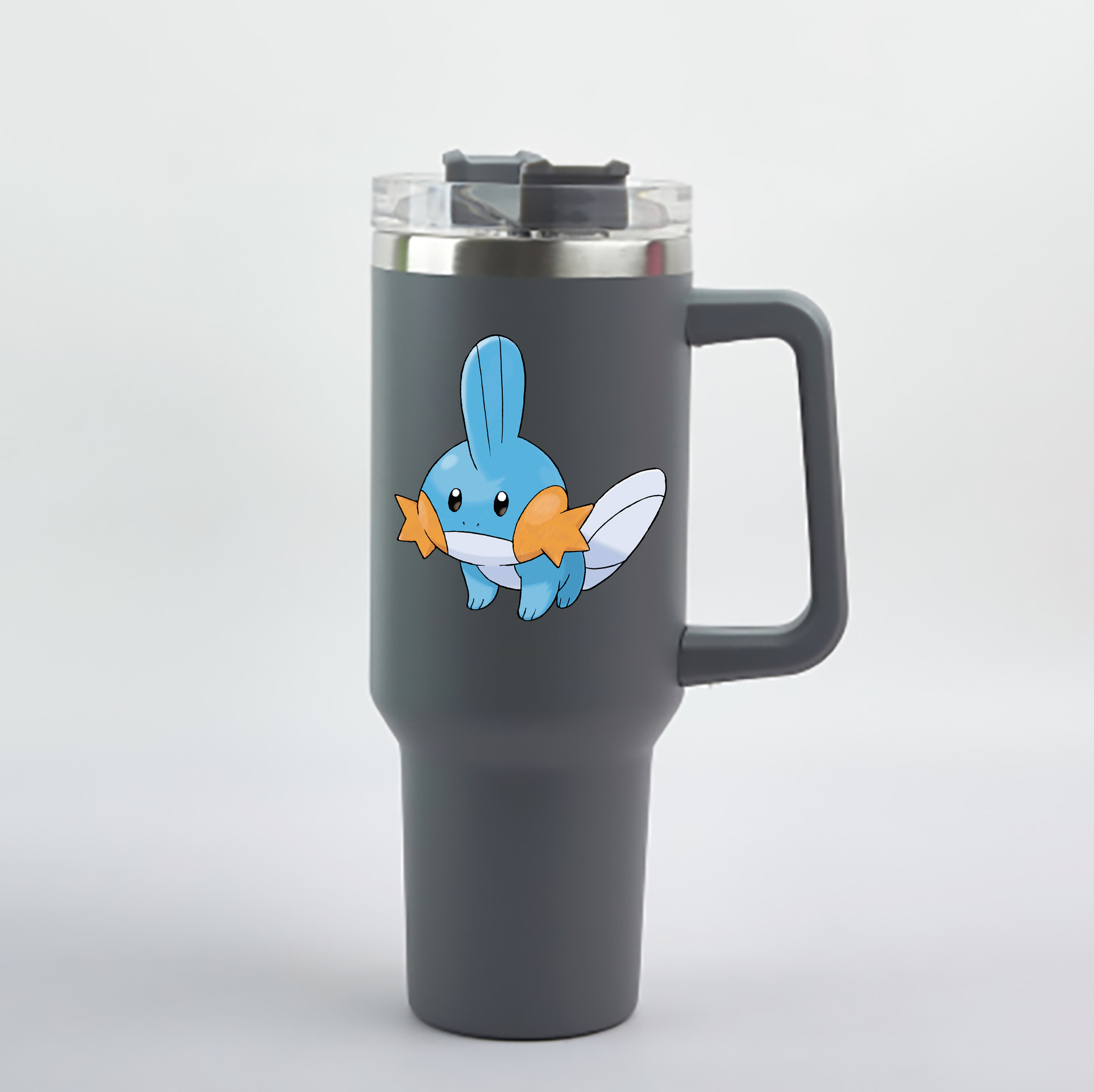 （画像用） ポケットモンスター Pokémon 1200mL車用タンブラー - クリスタルステッカー（プラスチックストロー付き）
