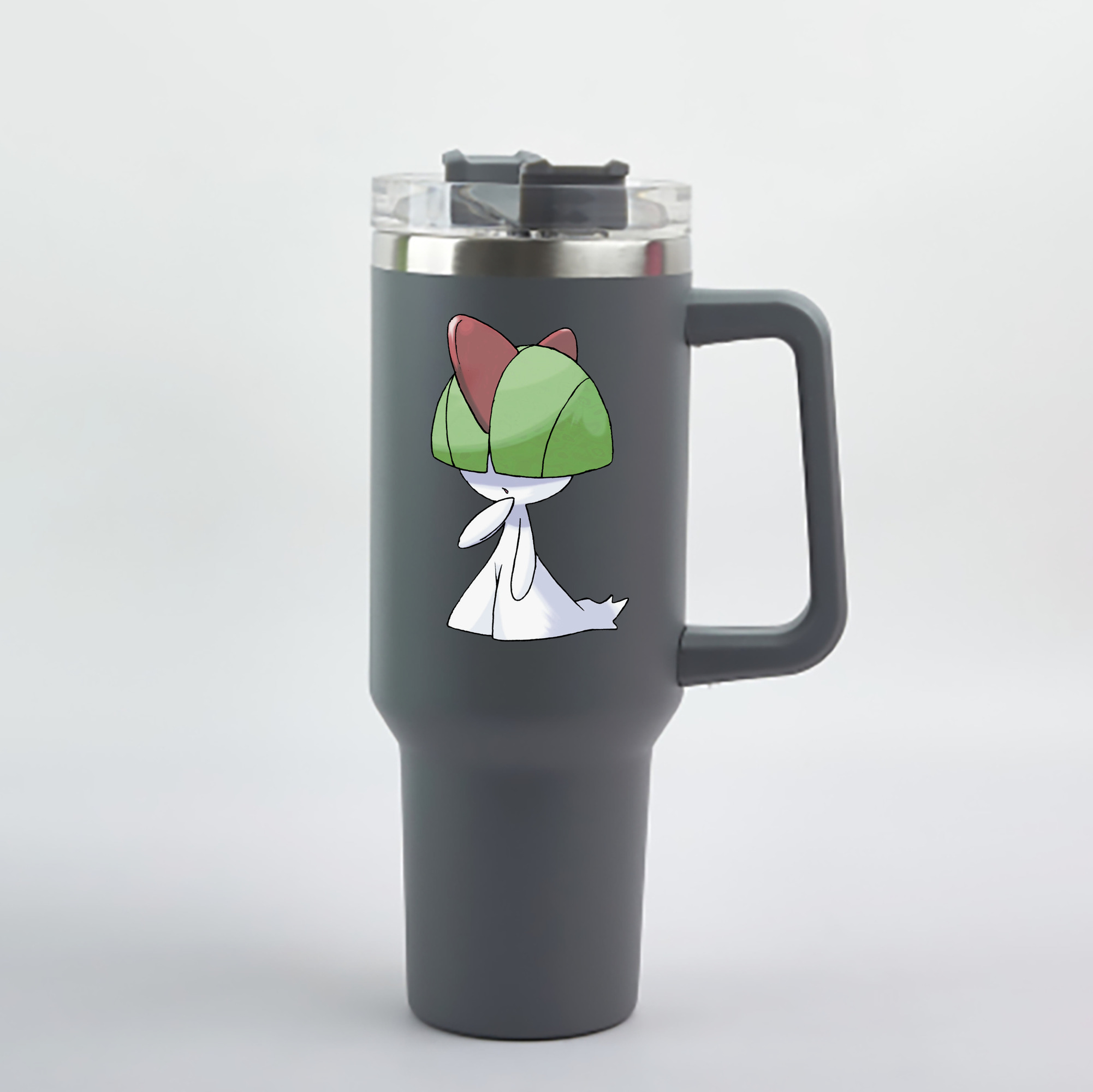 （画像用） ポケットモンスター Pokémon 1200mL車用タンブラー - クリスタルステッカー（プラスチックストロー付き）