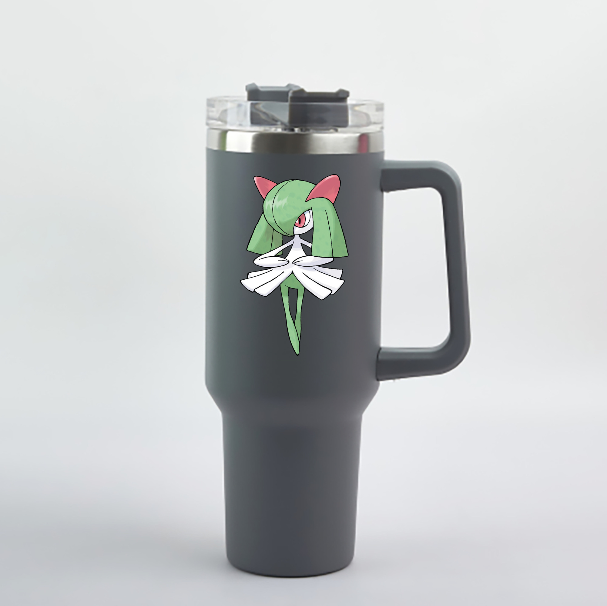 （画像用） ポケットモンスター Pokémon 1200mL車用タンブラー - クリスタルステッカー（プラスチックストロー付き）