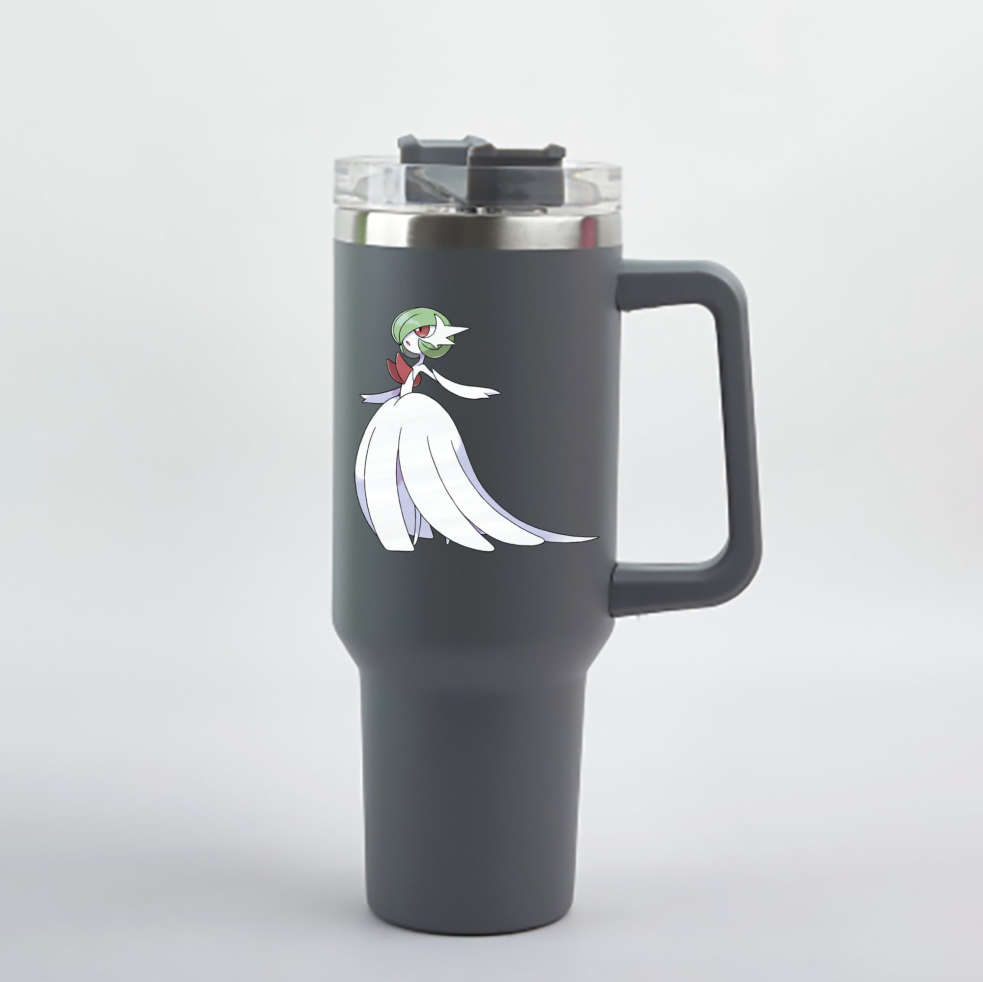 （画像用） ポケットモンスター Pokémon 1200mL車用タンブラー - クリスタルステッカー（プラスチックストロー付き）