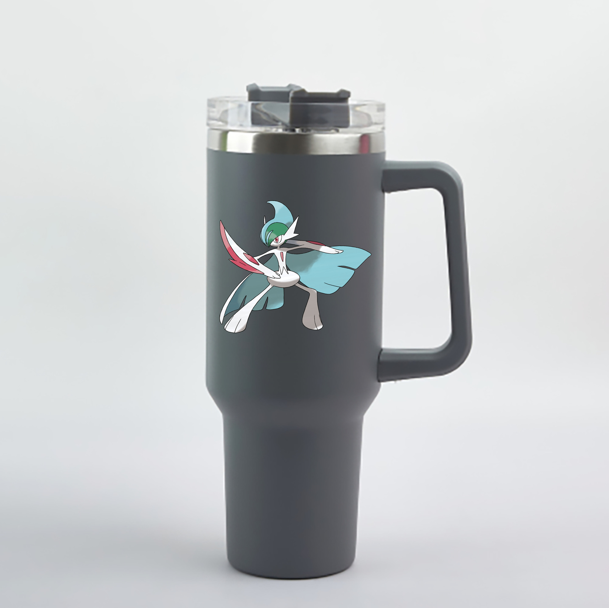 （画像用） ポケットモンスター Pokémon 1200mL車用タンブラー - クリスタルステッカー（プラスチックストロー付き）