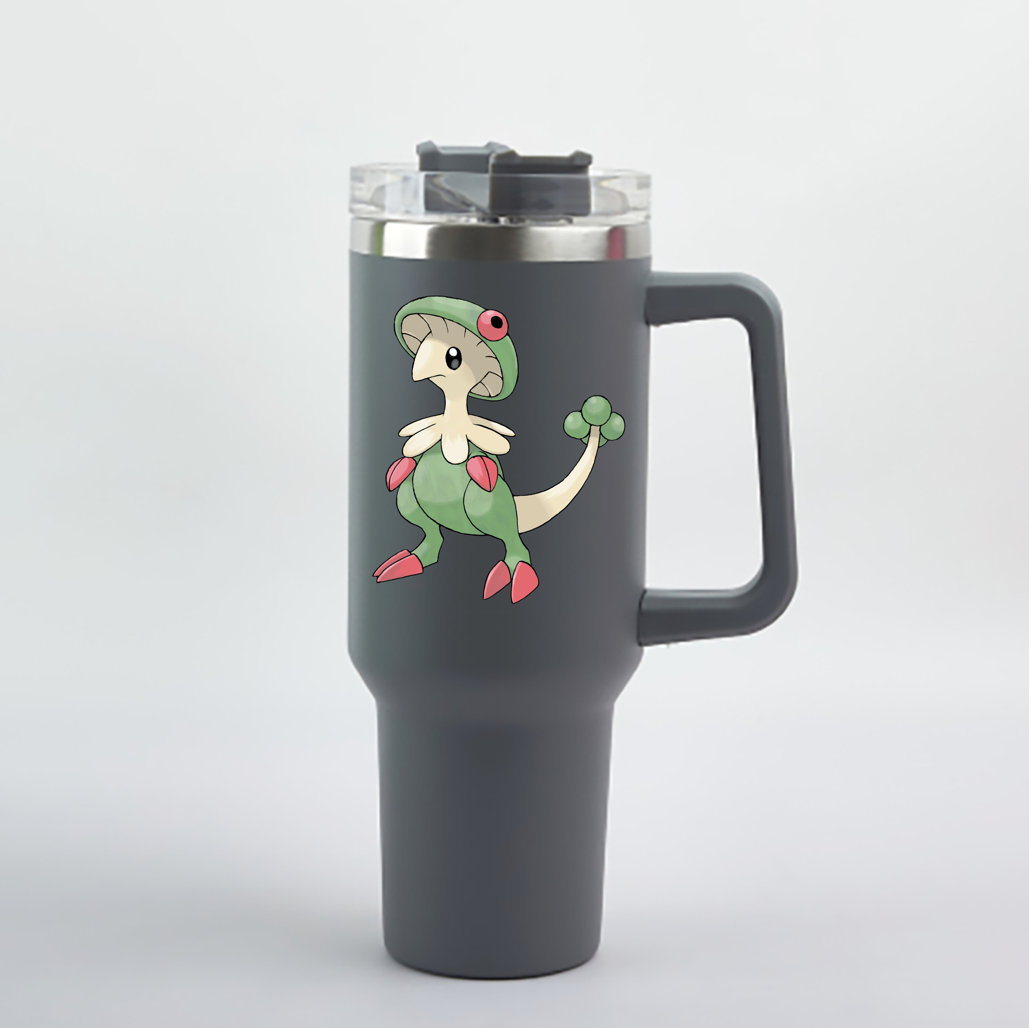（画像用） ポケットモンスター Pokémon 1200mL車用タンブラー - クリスタルステッカー（プラスチックストロー付き）