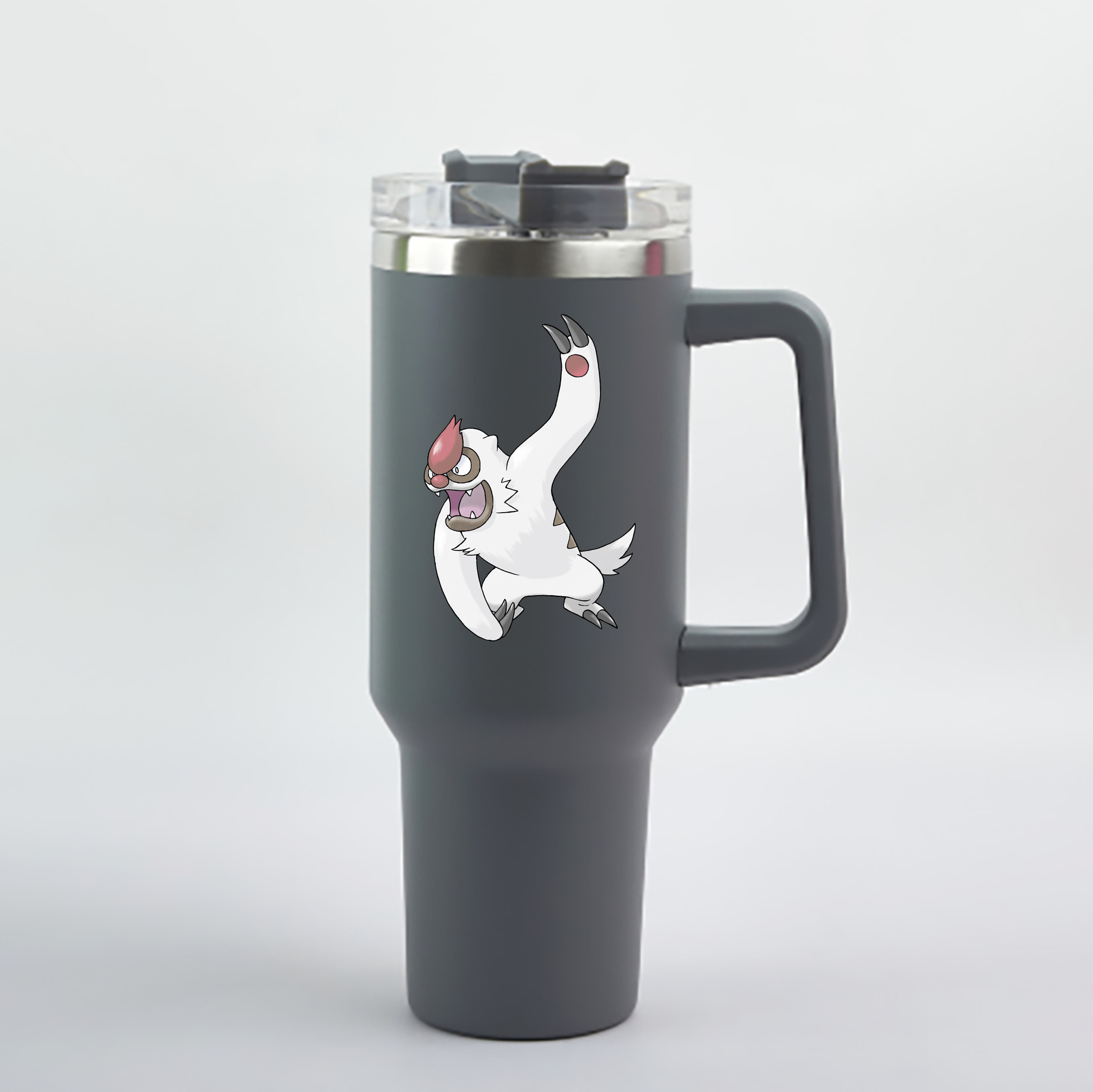 （画像用） ポケットモンスター Pokémon 1200mL車用タンブラー - クリスタルステッカー（プラスチックストロー付き）