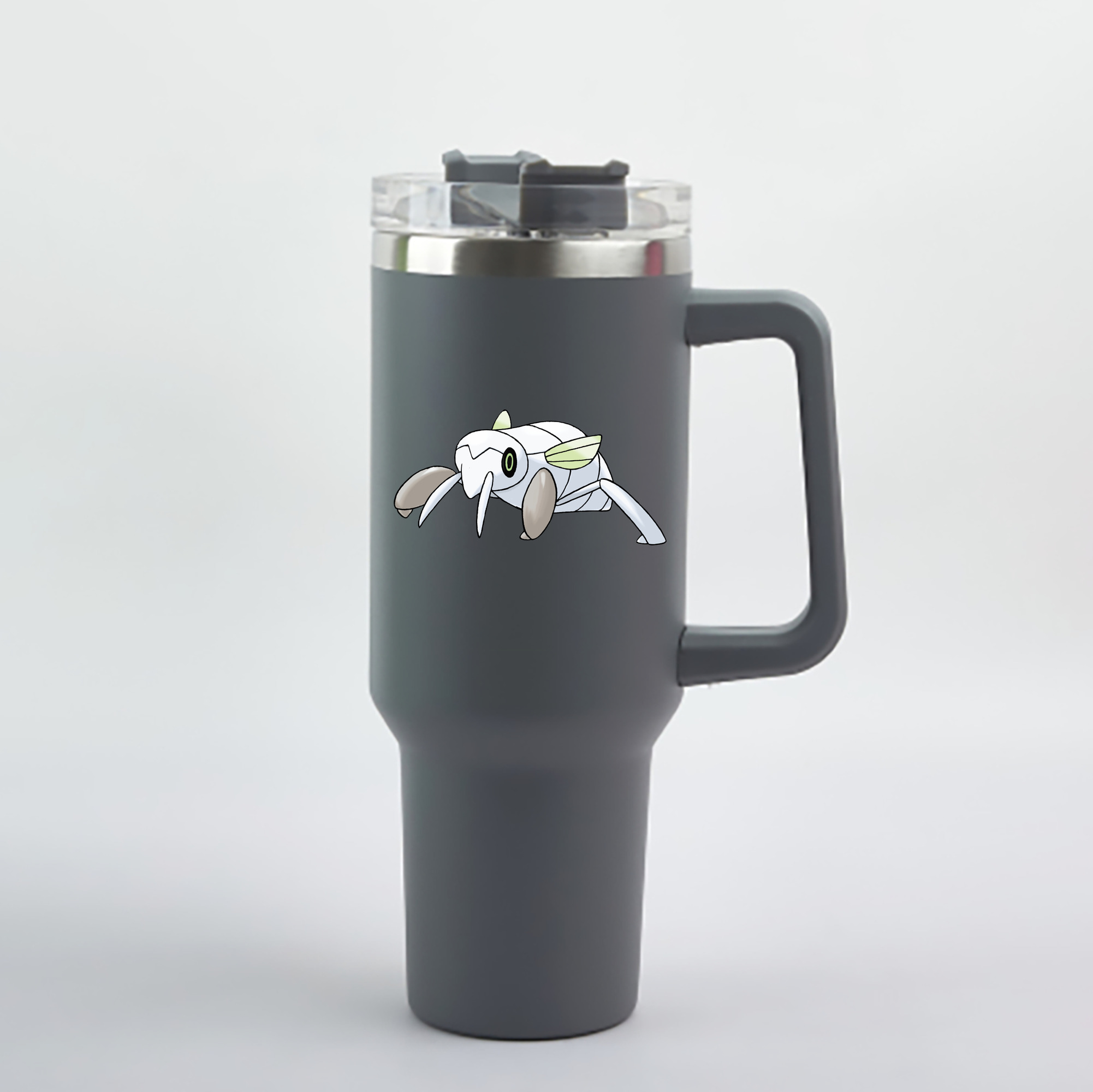 （画像用） ポケットモンスター Pokémon 1200mL車用タンブラー - クリスタルステッカー（プラスチックストロー付き）