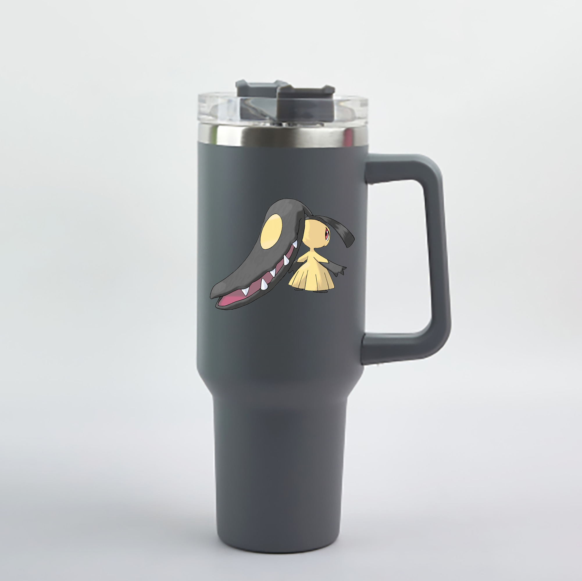 （画像用） ポケットモンスター Pokémon 1200mL車用タンブラー - クリスタルステッカー（プラスチックストロー付き）