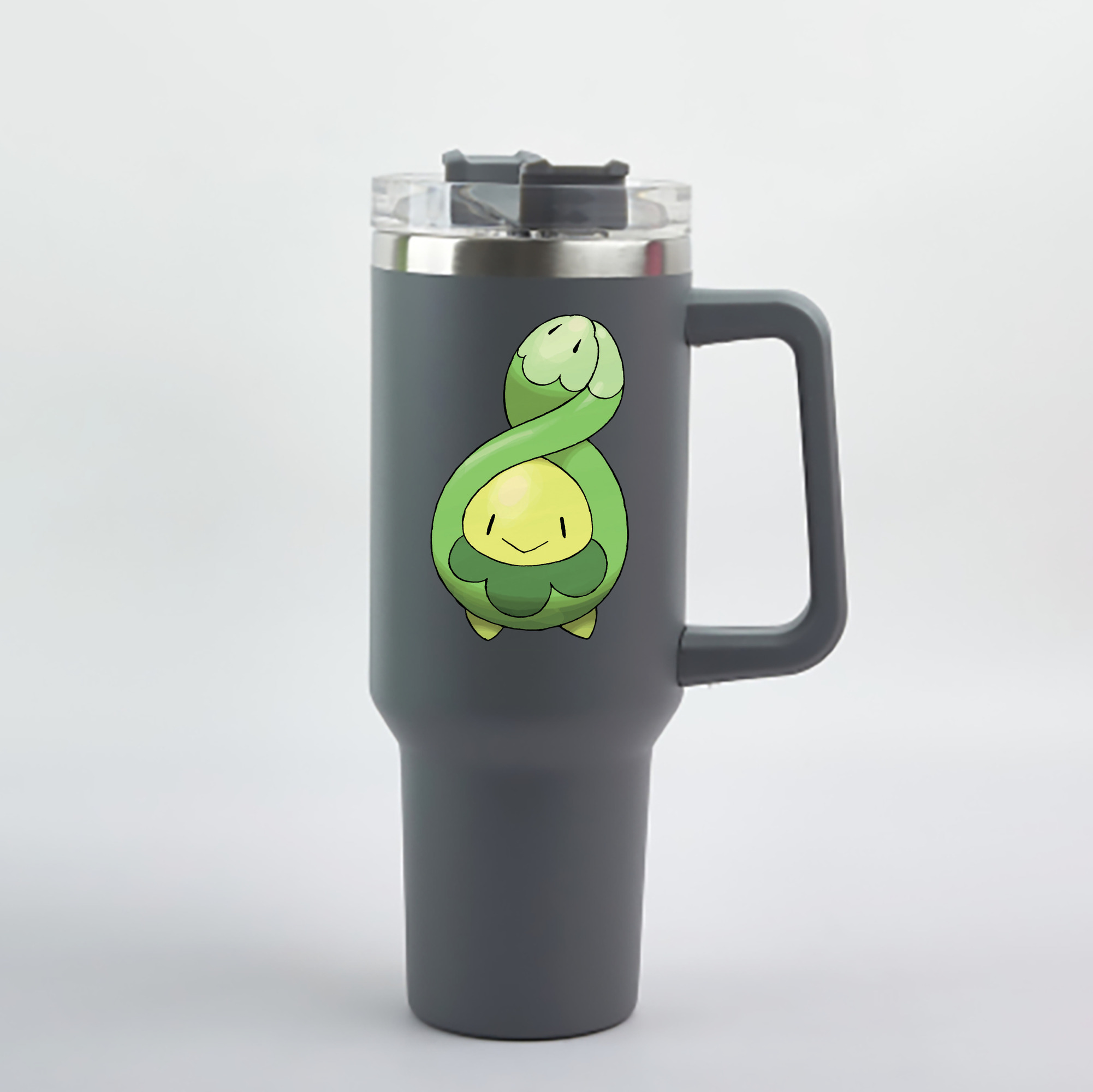 （画像用） ポケットモンスター Pokémon 1200mL車用タンブラー - クリスタルステッカー（プラスチックストロー付き）