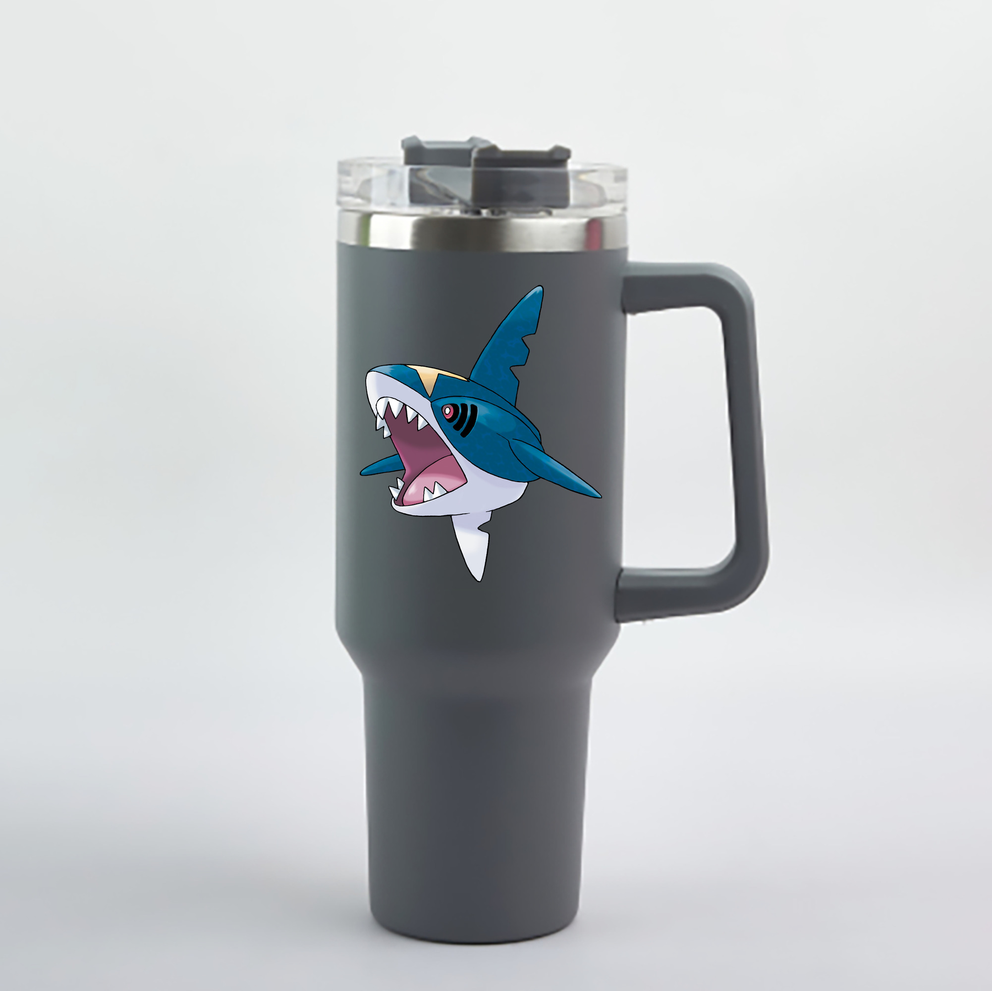 （画像用） ポケットモンスター Pokémon 1200mL車用タンブラー - クリスタルステッカー（プラスチックストロー付き）