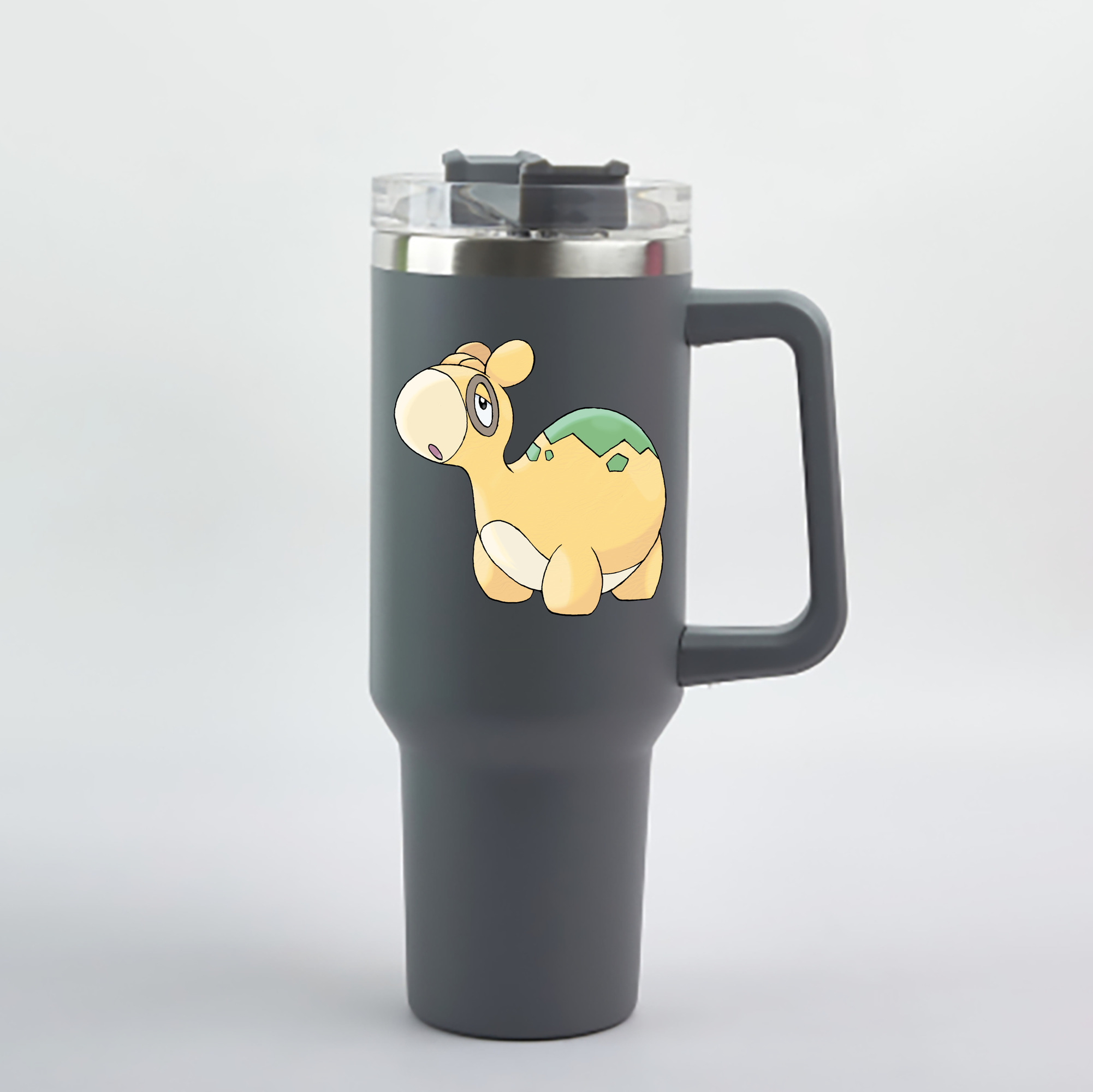 （画像用） ポケットモンスター Pokémon 1200mL車用タンブラー - クリスタルステッカー（プラスチックストロー付き）