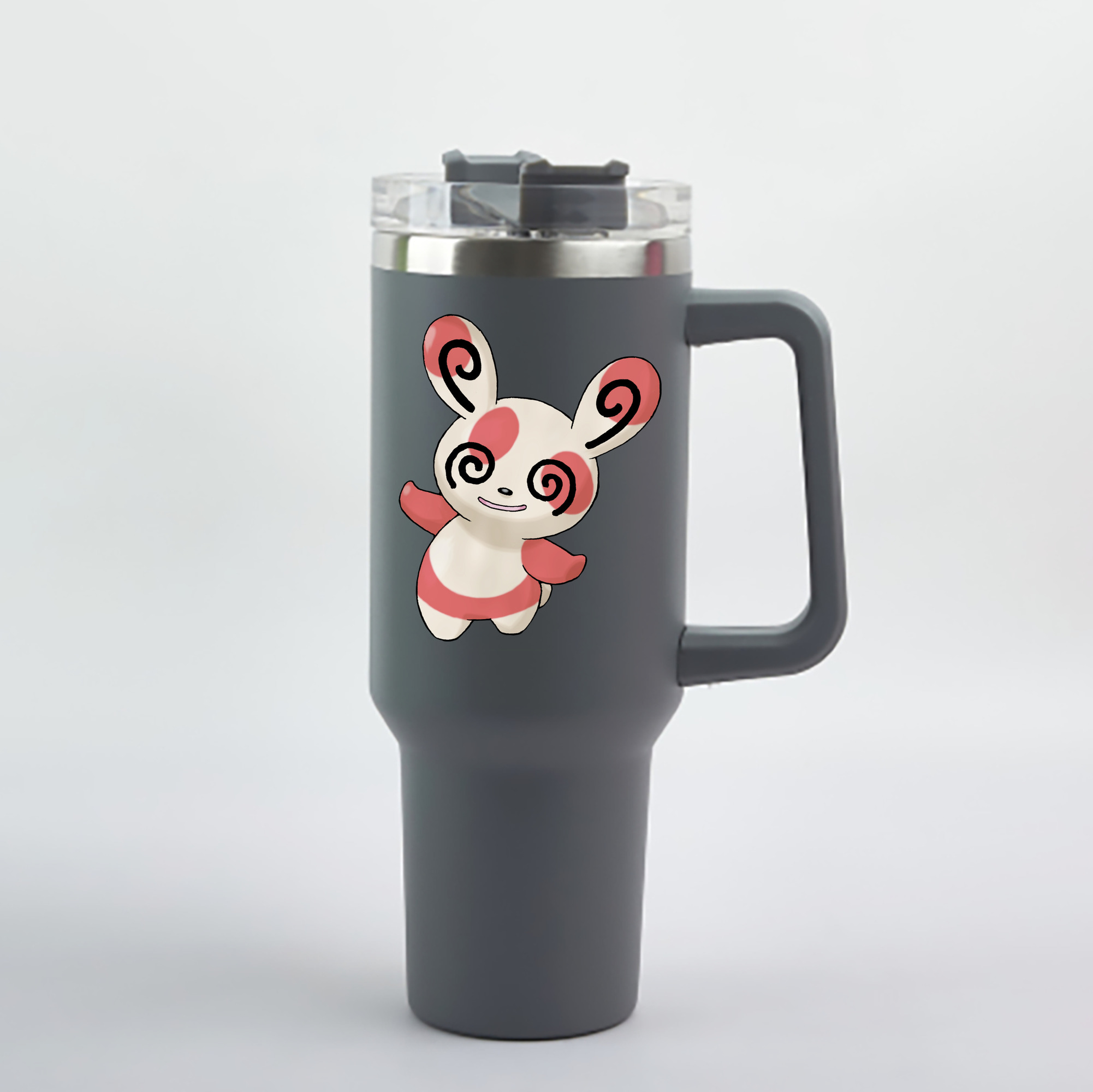 （画像用） ポケットモンスター Pokémon 1200mL車用タンブラー - クリスタルステッカー（プラスチックストロー付き）