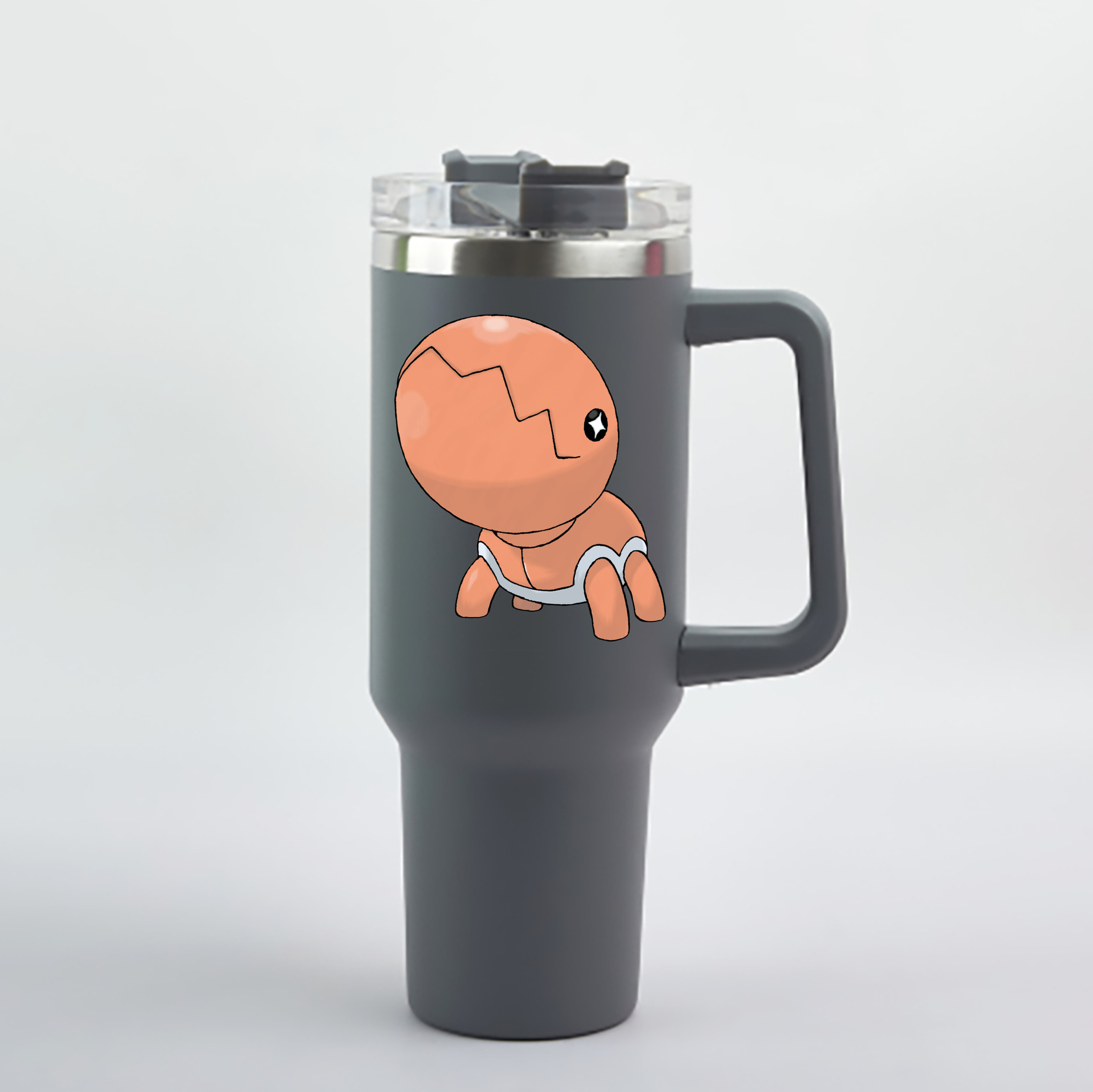 （画像用） ポケットモンスター Pokémon 1200mL車用タンブラー - クリスタルステッカー（プラスチックストロー付き）