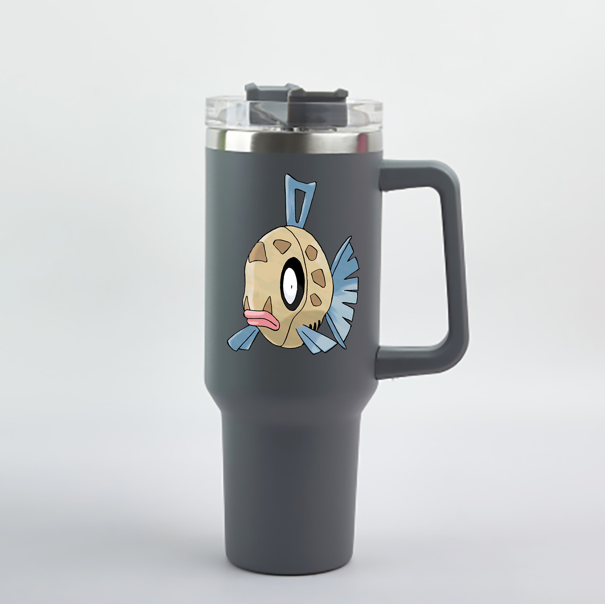 （画像用） ポケットモンスター Pokémon 1200mL車用タンブラー - クリスタルステッカー（プラスチックストロー付き）