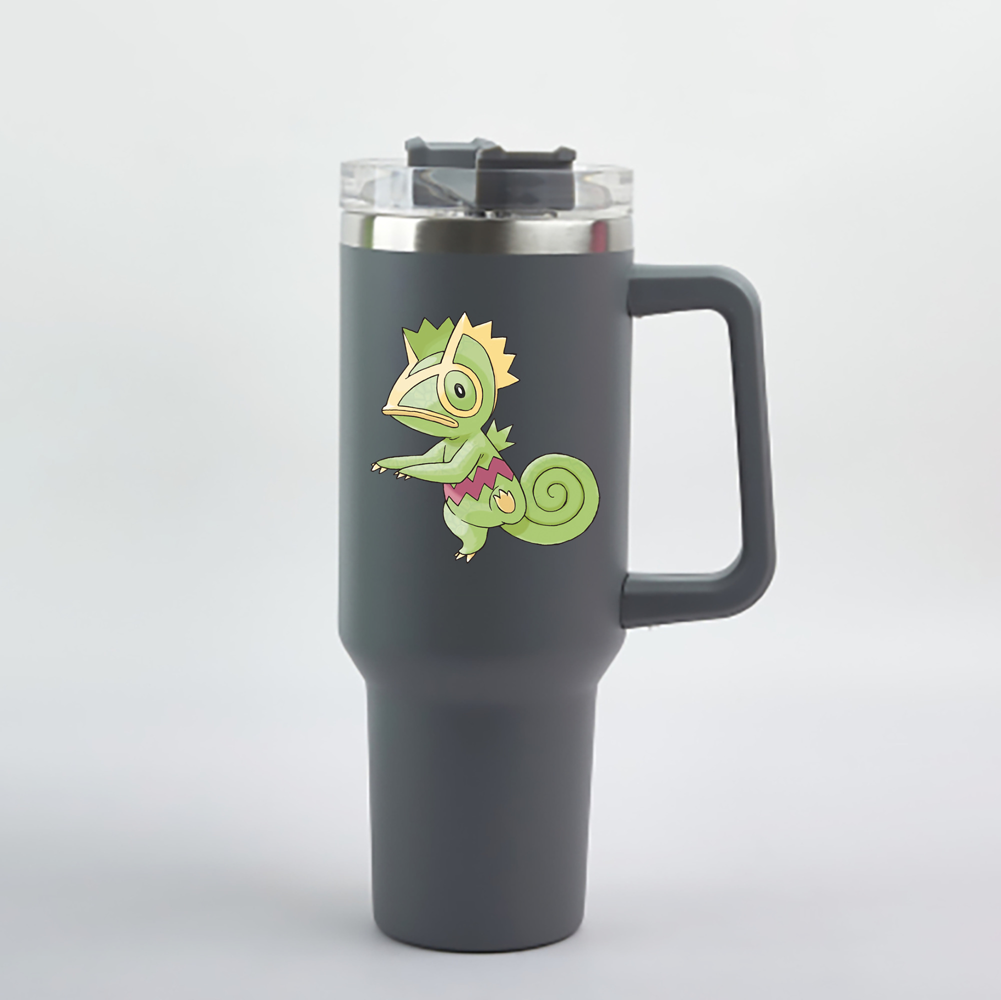 （画像用） ポケットモンスター Pokémon 1200mL車用タンブラー - クリスタルステッカー（プラスチックストロー付き）