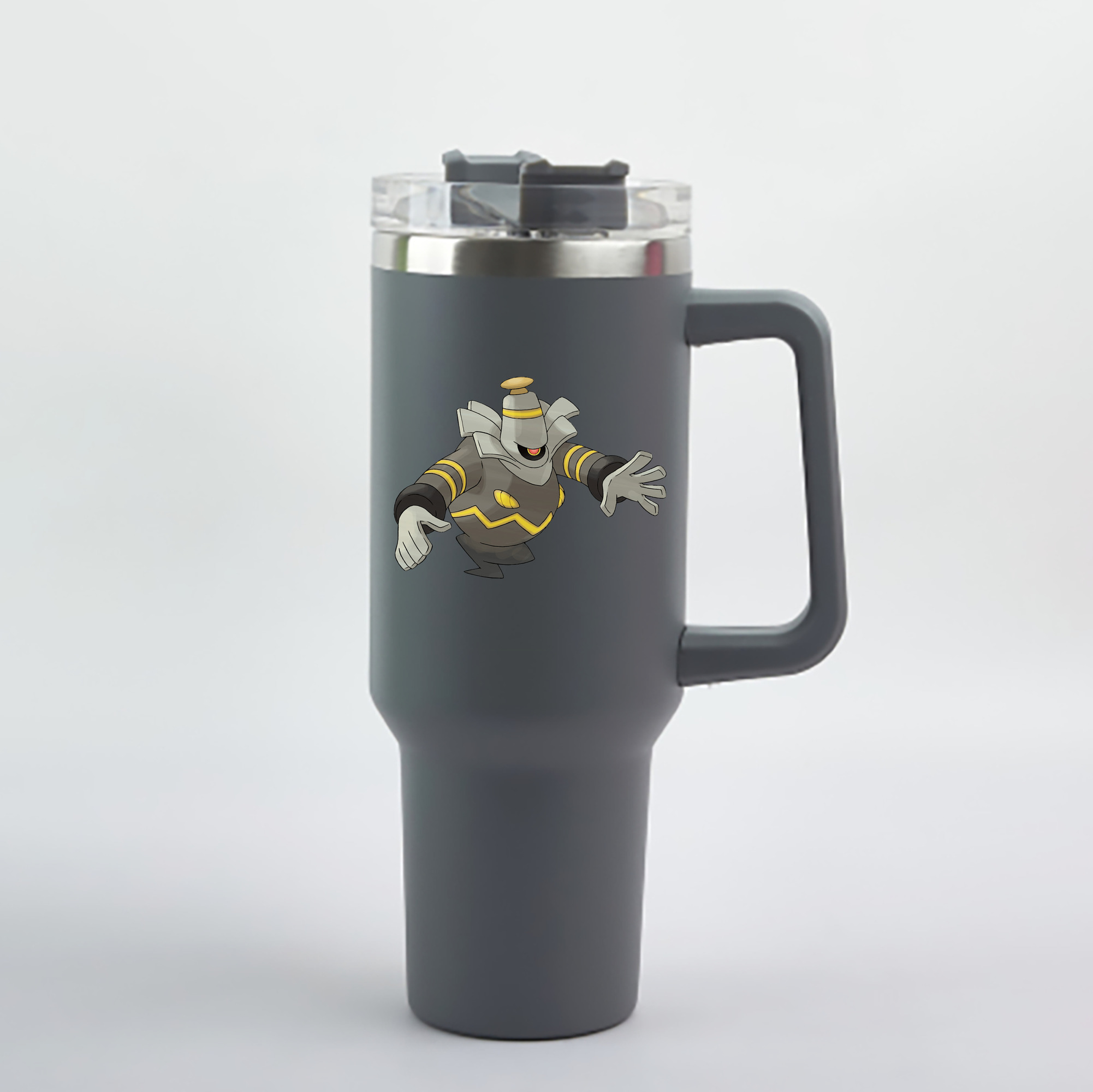 （画像用） ポケットモンスター Pokémon 1200mL車用タンブラー - クリスタルステッカー（プラスチックストロー付き）