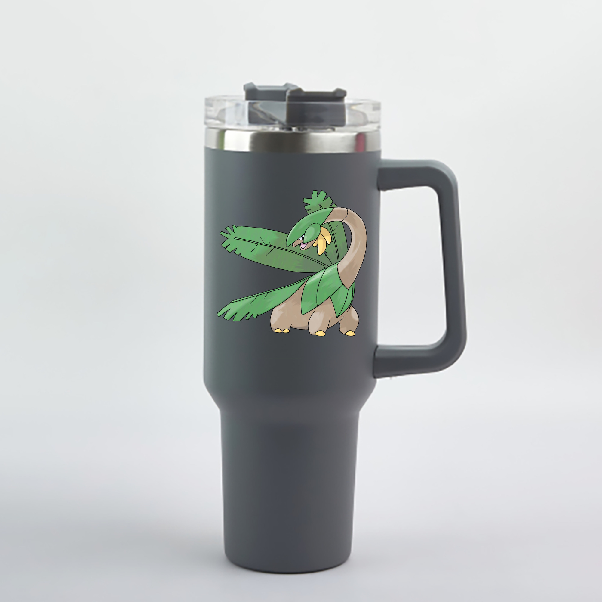 （画像用） ポケットモンスター Pokémon 1200mL車用タンブラー - クリスタルステッカー（プラスチックストロー付き）
