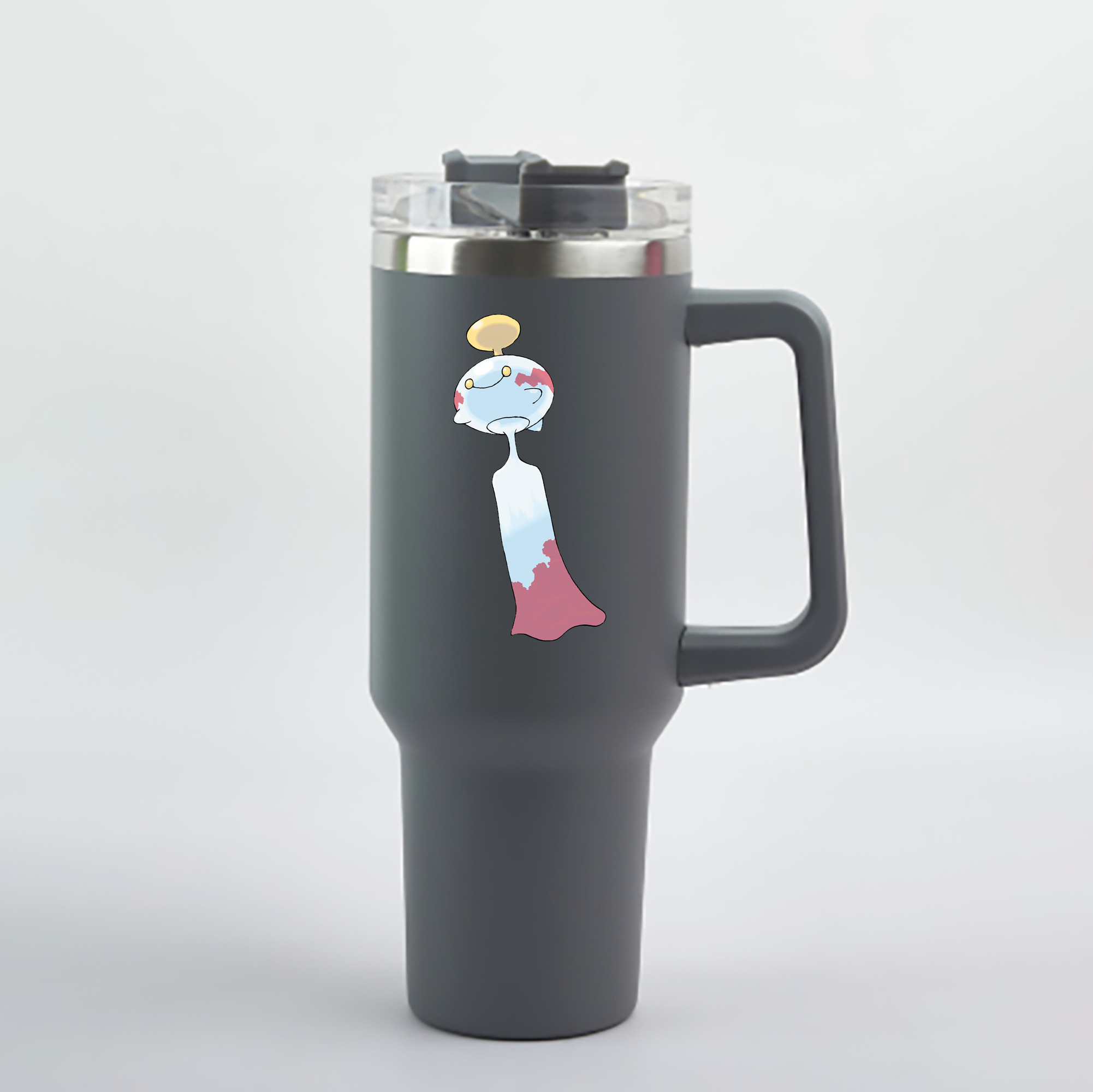 （画像用） ポケットモンスター Pokémon 1200mL車用タンブラー - クリスタルステッカー（プラスチックストロー付き）
