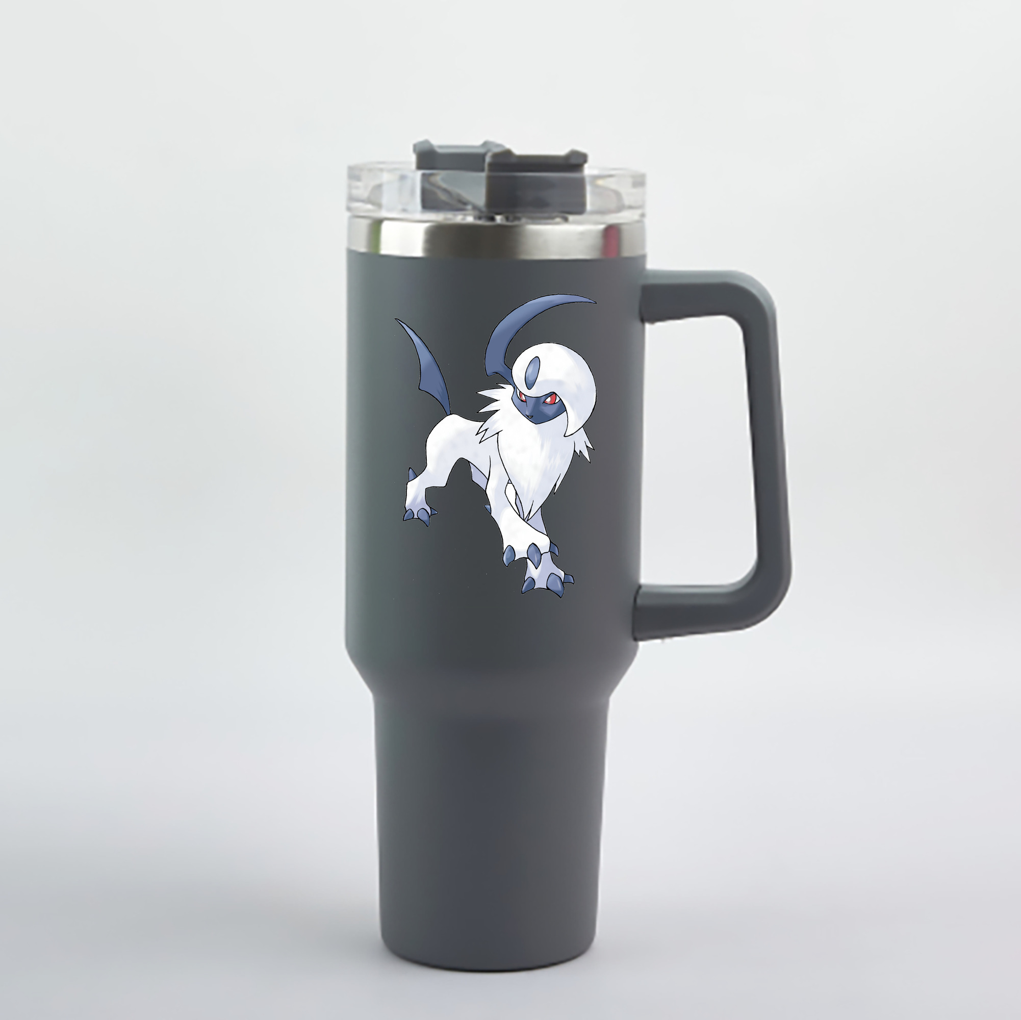 （画像用） ポケットモンスター Pokémon 1200mL車用タンブラー - クリスタルステッカー（プラスチックストロー付き）