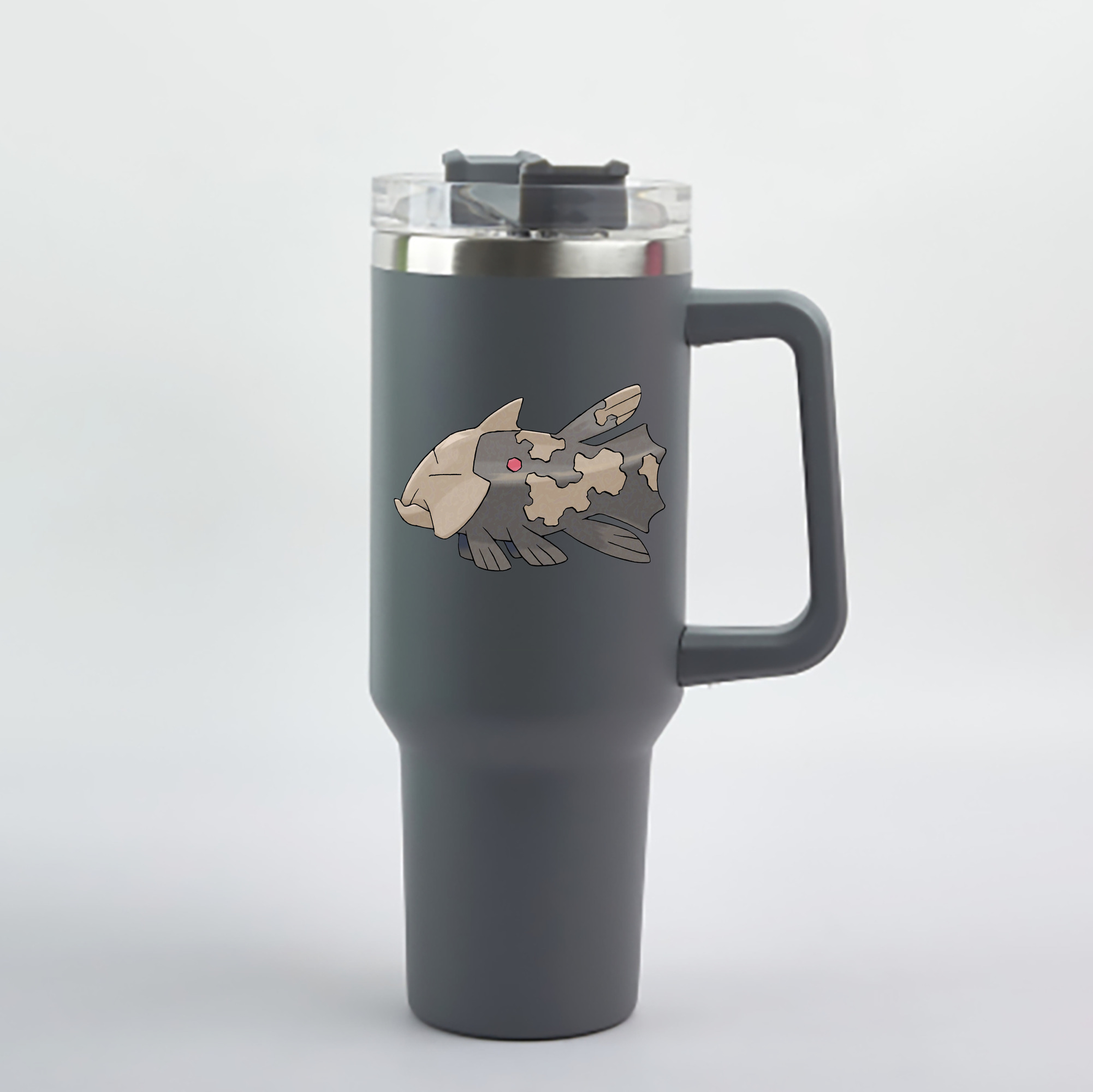 （画像用） ポケットモンスター Pokémon 1200mL車用タンブラー - クリスタルステッカー（プラスチックストロー付き）