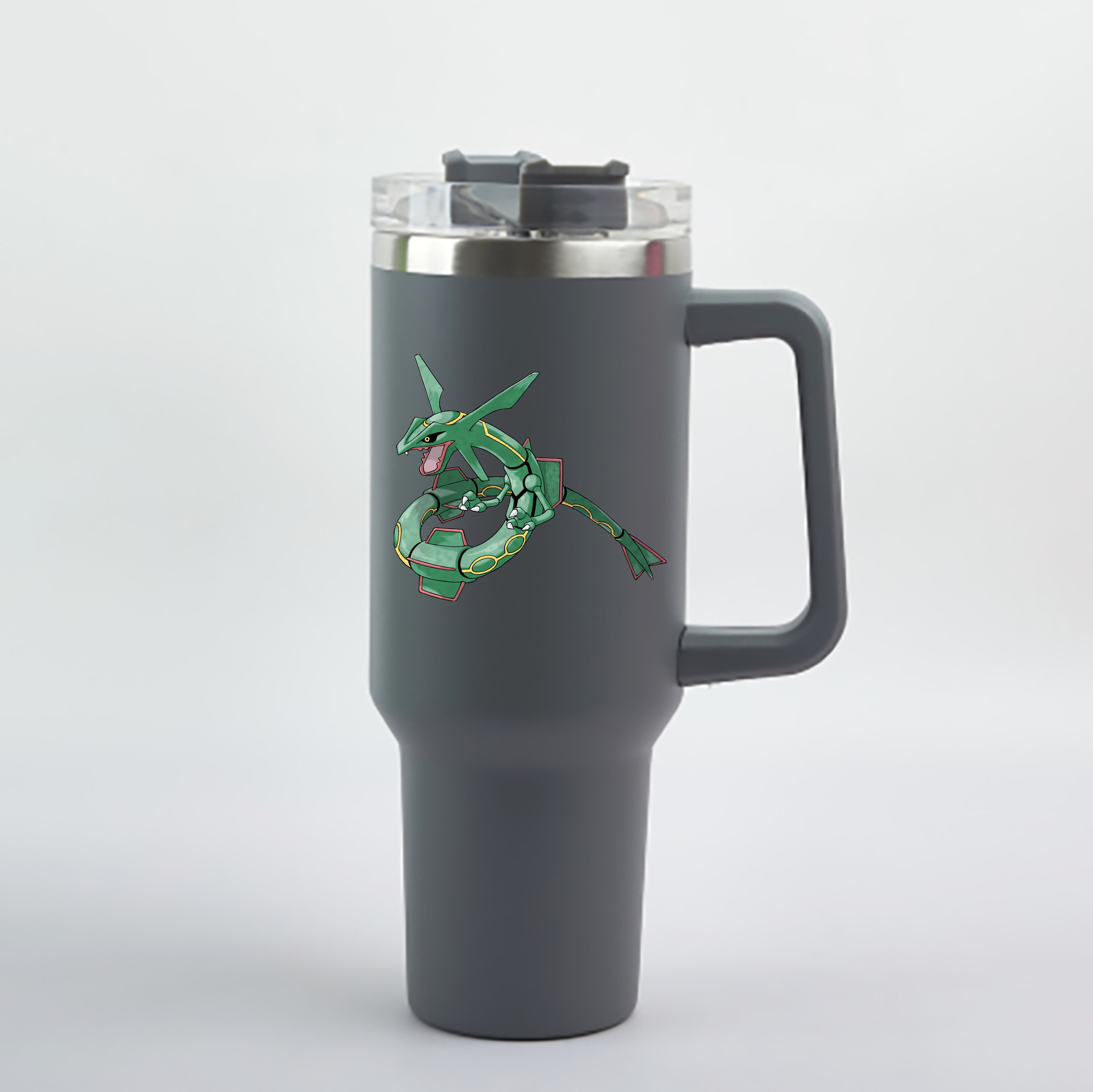（画像用） ポケットモンスター Pokémon 1200mL車用タンブラー - クリスタルステッカー（プラスチックストロー付き）