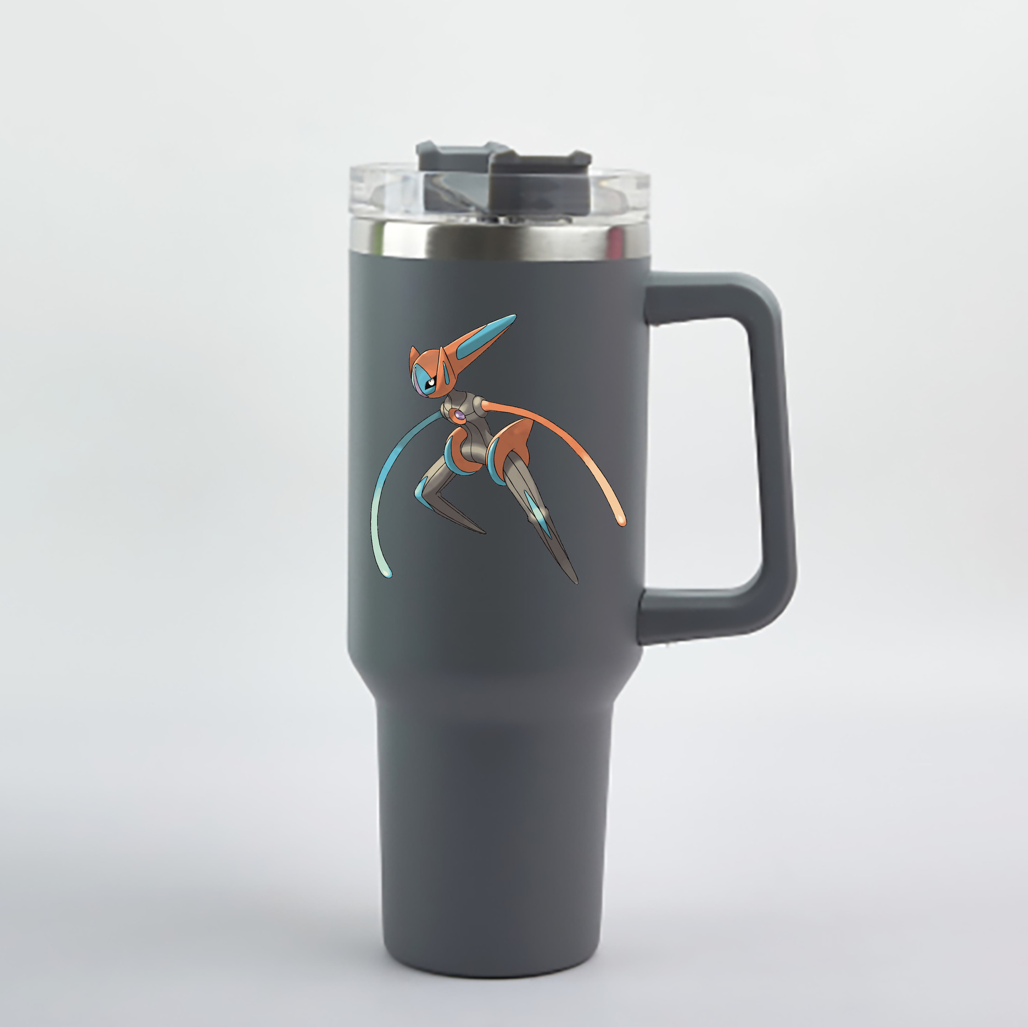 （画像用） ポケットモンスター Pokémon 1200mL車用タンブラー - クリスタルステッカー（プラスチックストロー付き）