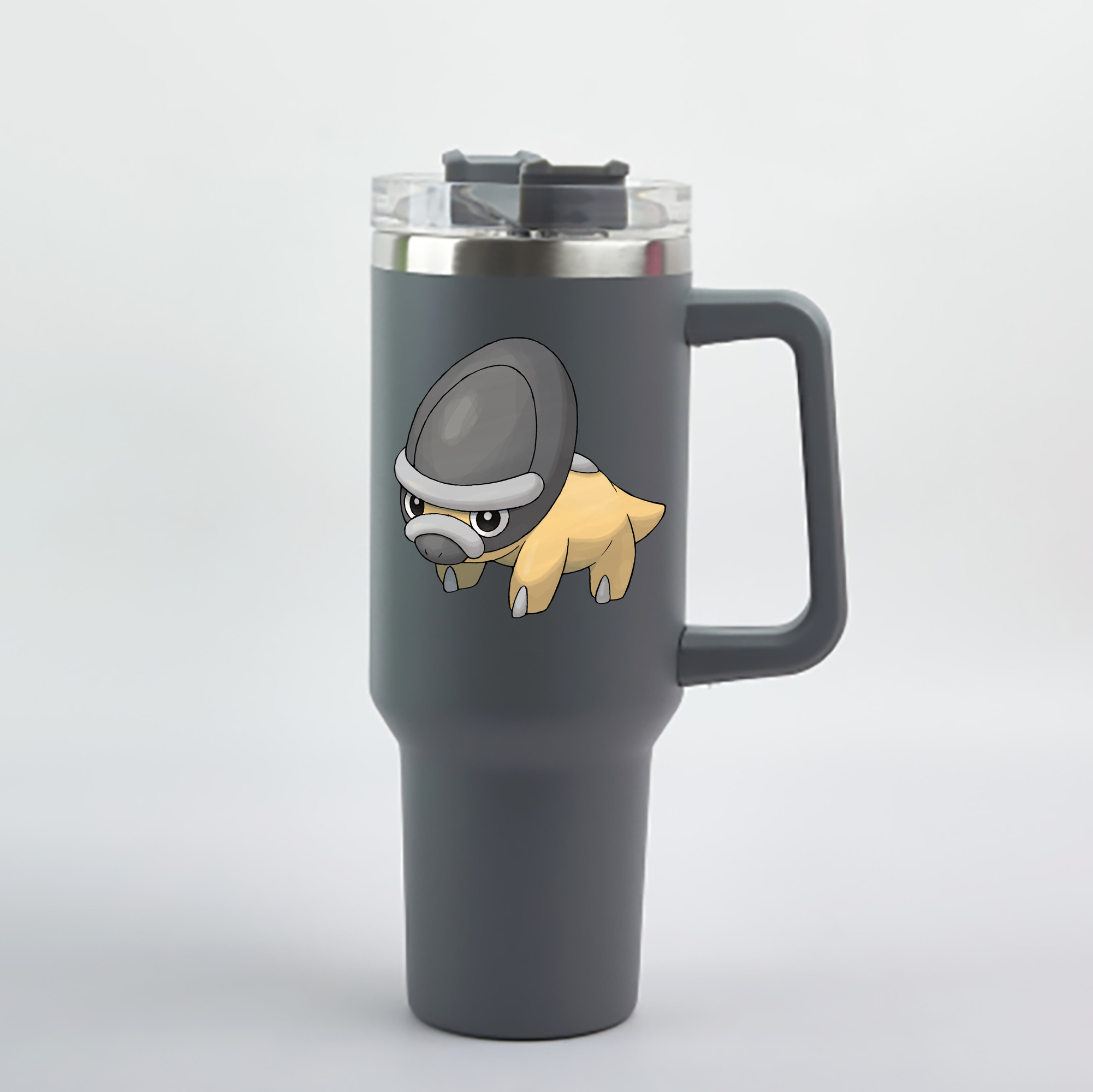 （画像用） ポケットモンスター Pokémon 1200mL車用タンブラー - クリスタルステッカー（プラスチックストロー付き）