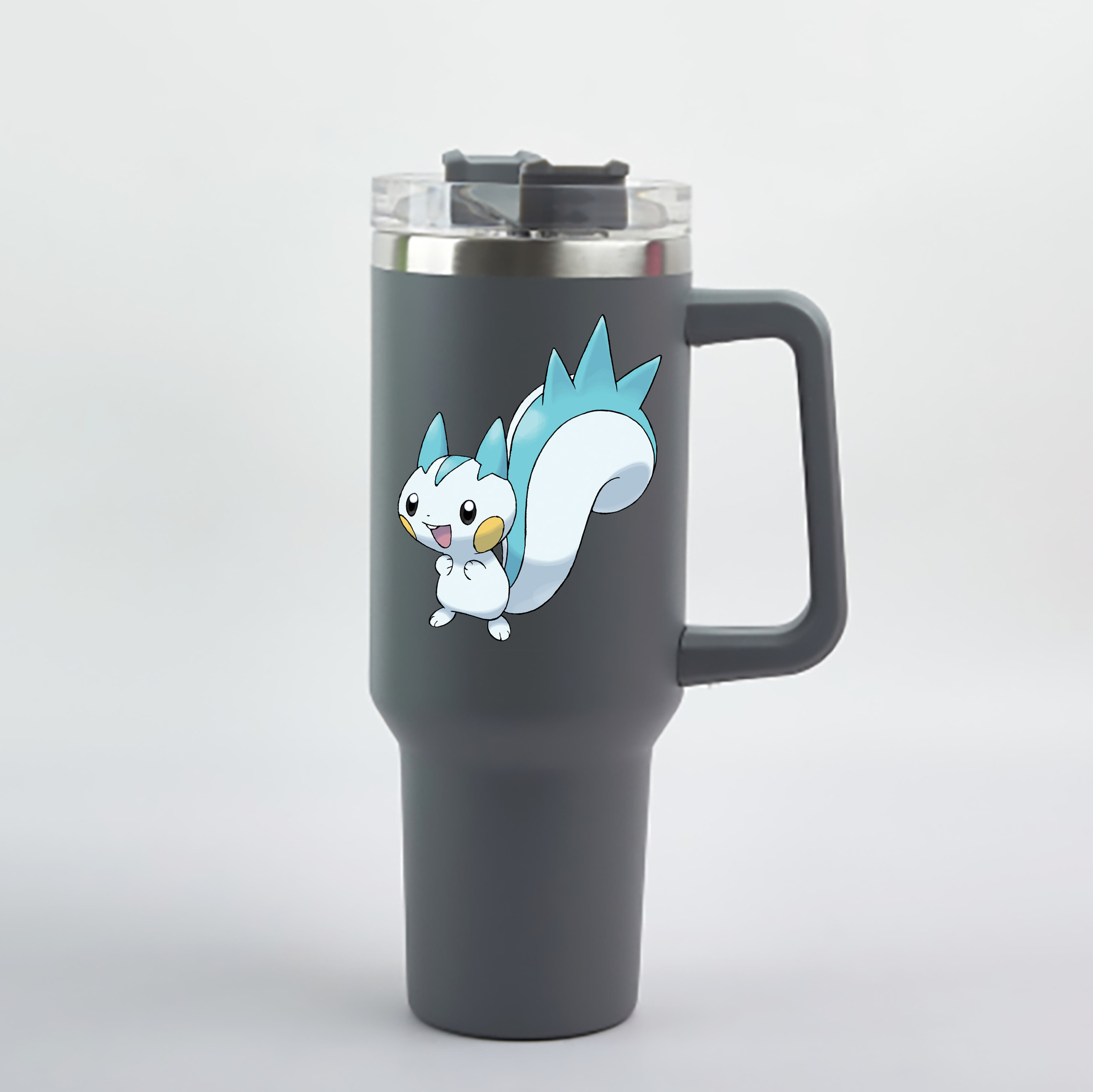 （画像用） ポケットモンスター Pokémon 1200mL車用タンブラー - クリスタルステッカー（プラスチックストロー付き）