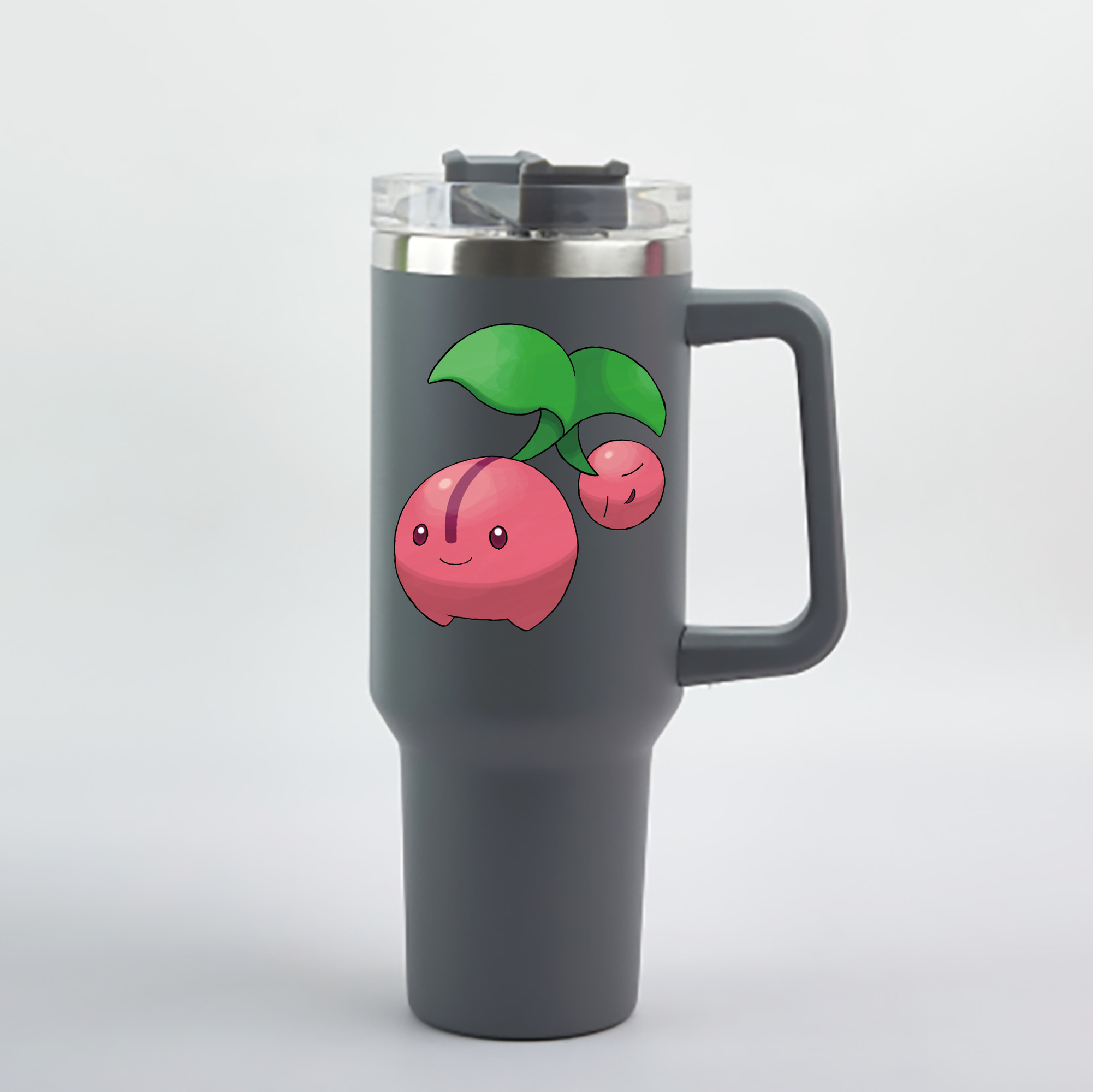 （画像用） ポケットモンスター Pokémon 1200mL車用タンブラー - クリスタルステッカー（プラスチックストロー付き）