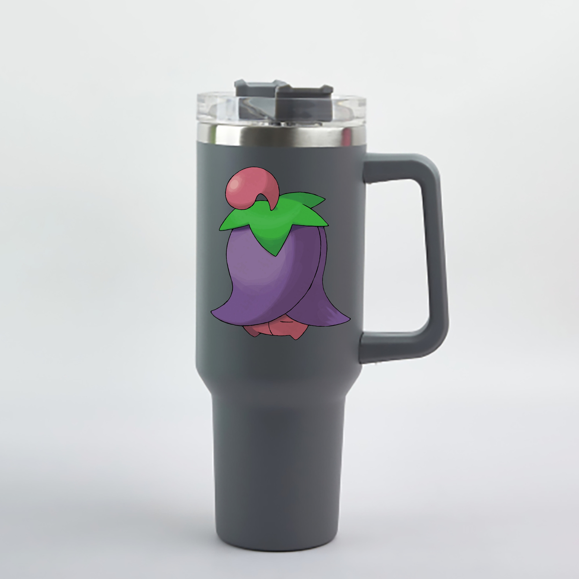 （画像用） ポケットモンスター Pokémon 1200mL車用タンブラー - クリスタルステッカー（プラスチックストロー付き）