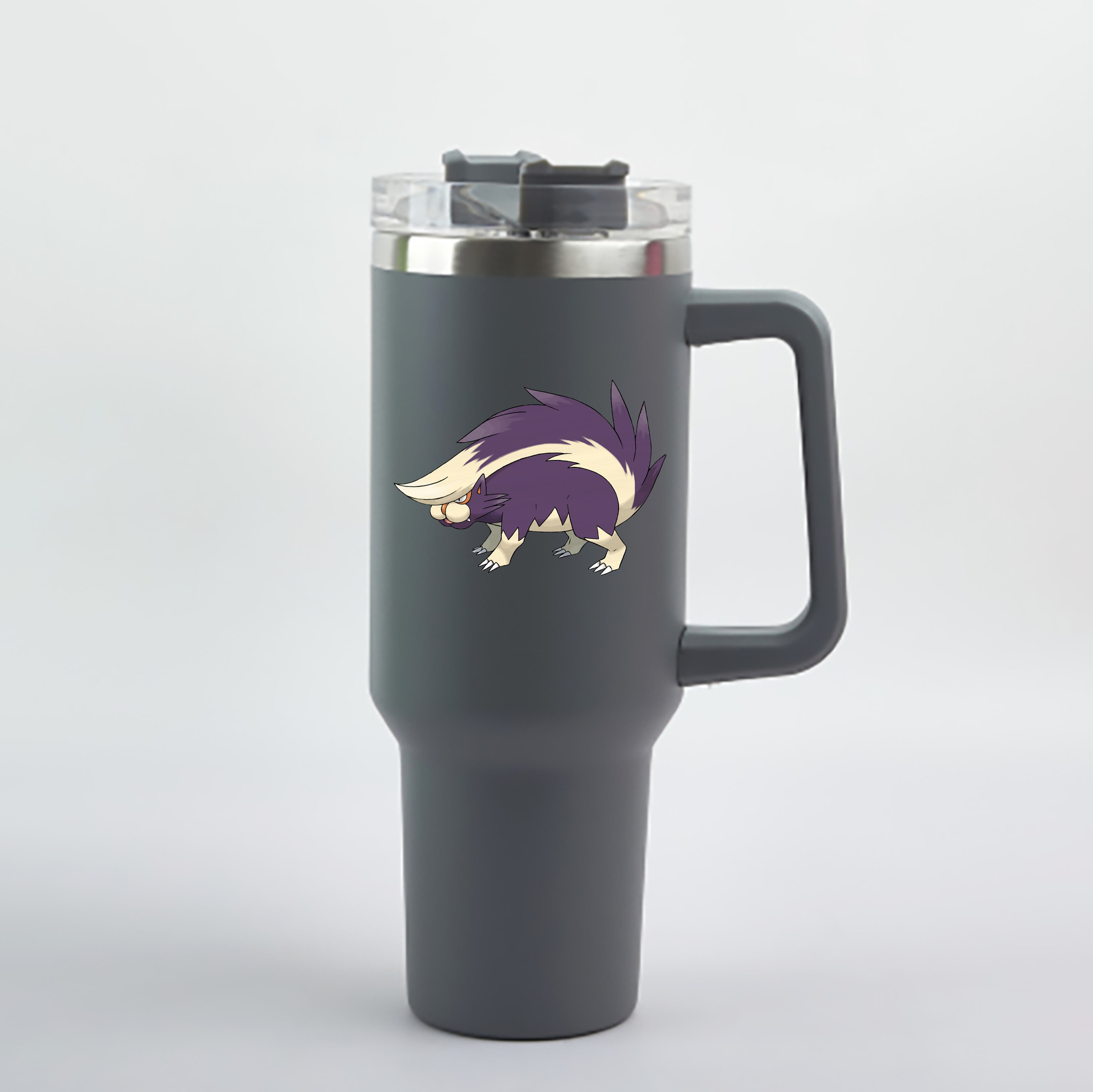 （画像用） ポケットモンスター Pokémon 1200mL車用タンブラー - クリスタルステッカー（プラスチックストロー付き）