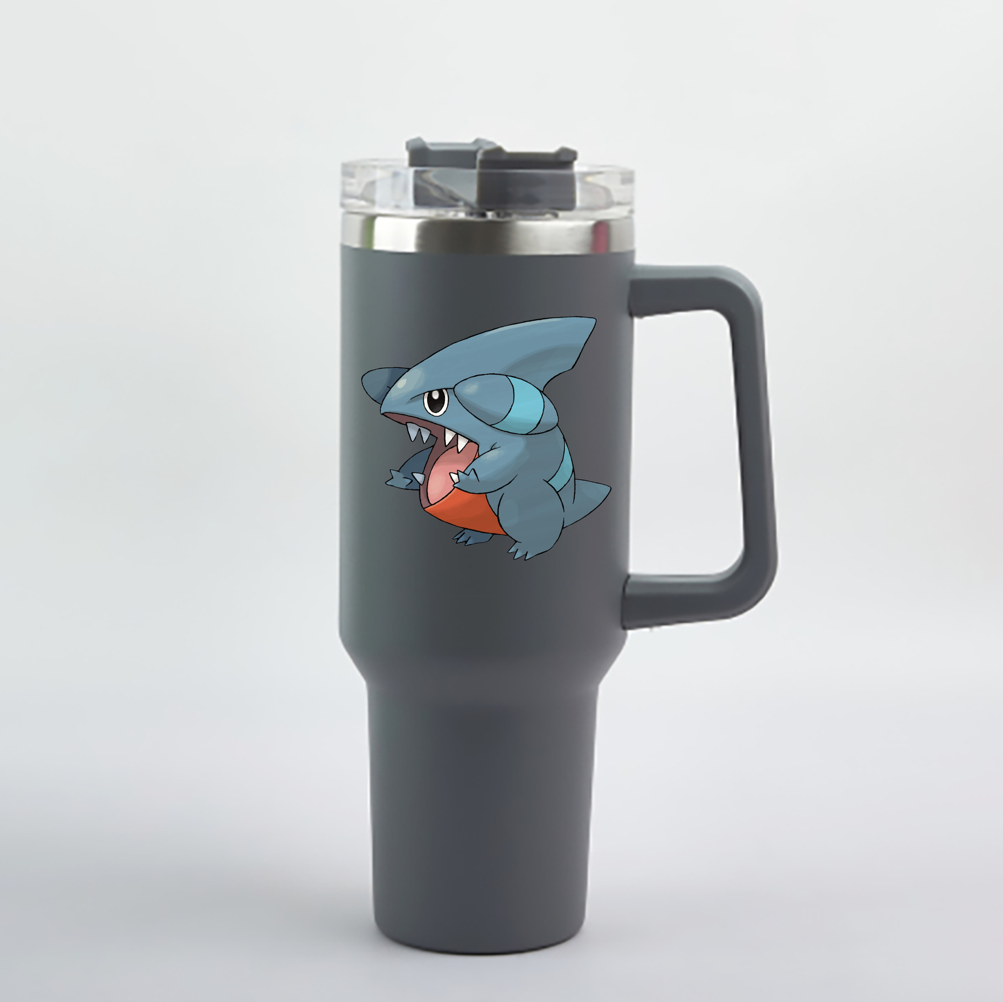 （画像用） ポケットモンスター Pokémon 1200mL車用タンブラー - クリスタルステッカー（プラスチックストロー付き）