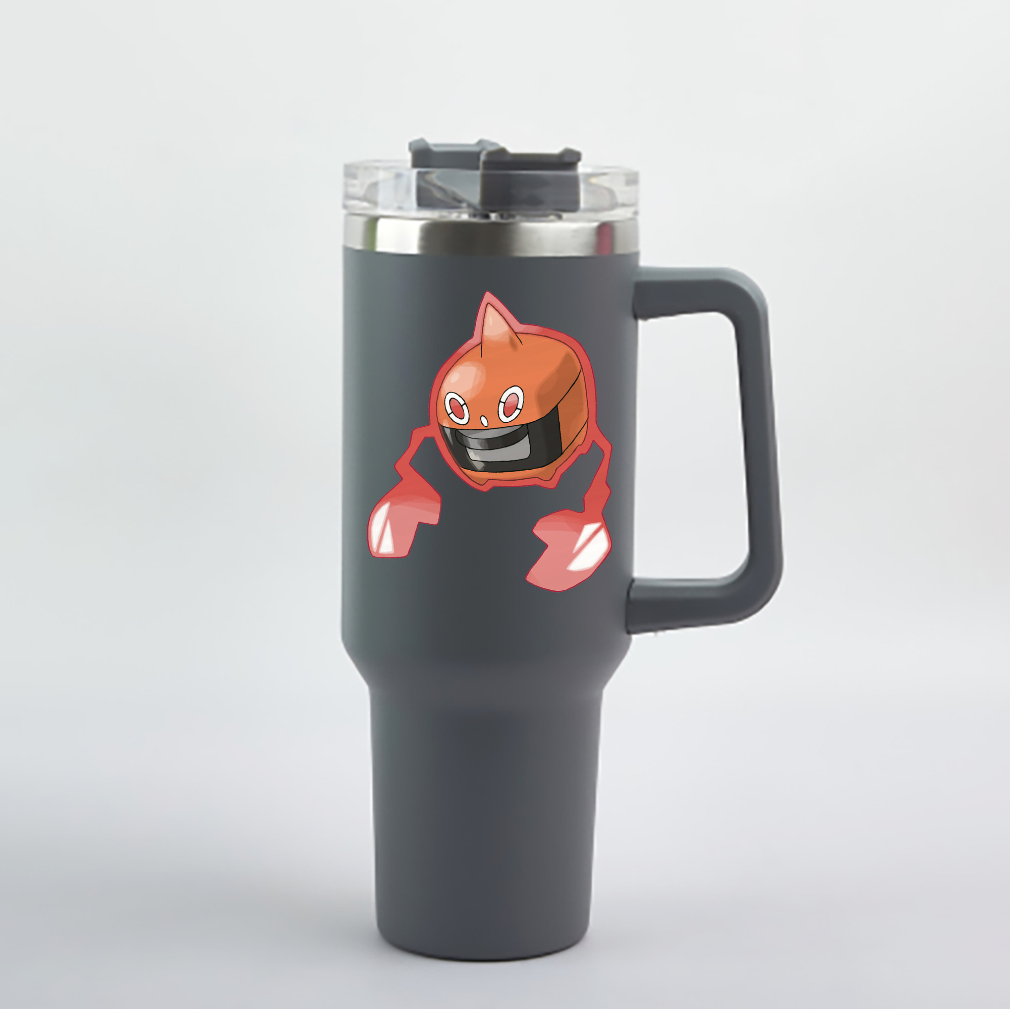 （画像用） ポケットモンスター Pokémon 1200mL車用タンブラー - クリスタルステッカー（プラスチックストロー付き）