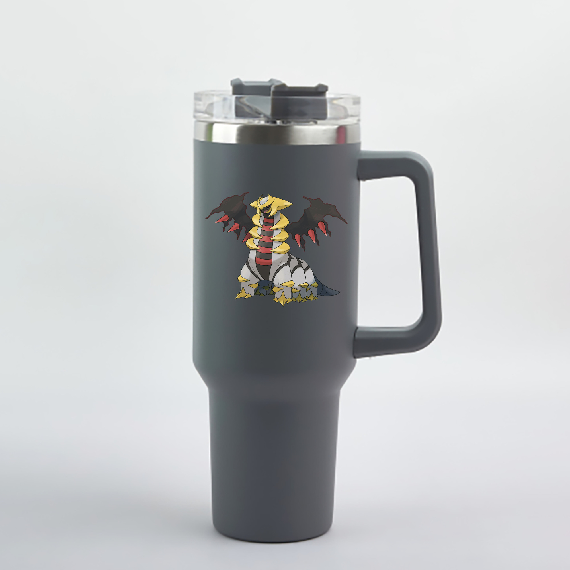 （画像用） ポケットモンスター Pokémon 1200mL車用タンブラー - クリスタルステッカー（プラスチックストロー付き）