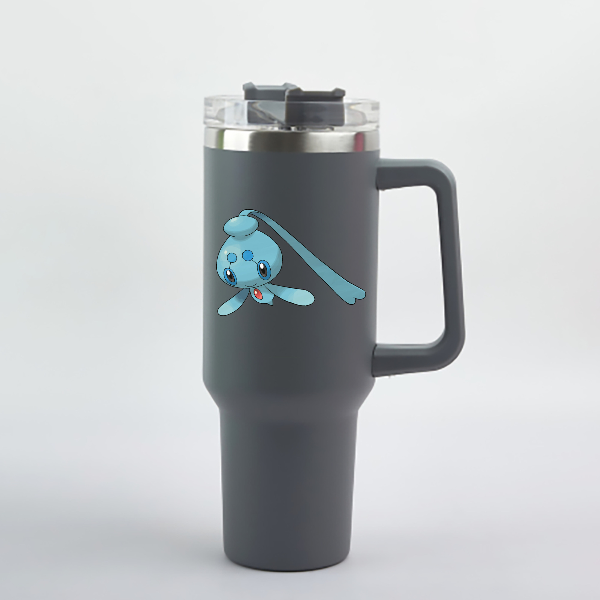（画像用） ポケットモンスター Pokémon 1200mL車用タンブラー - クリスタルステッカー（プラスチックストロー付き）