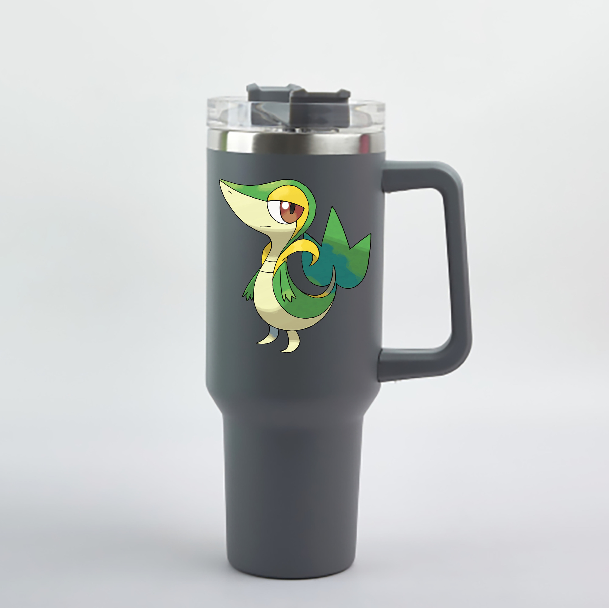 （画像用） ポケットモンスター Pokémon 1200mL車用タンブラー - クリスタルステッカー（プラスチックストロー付き）