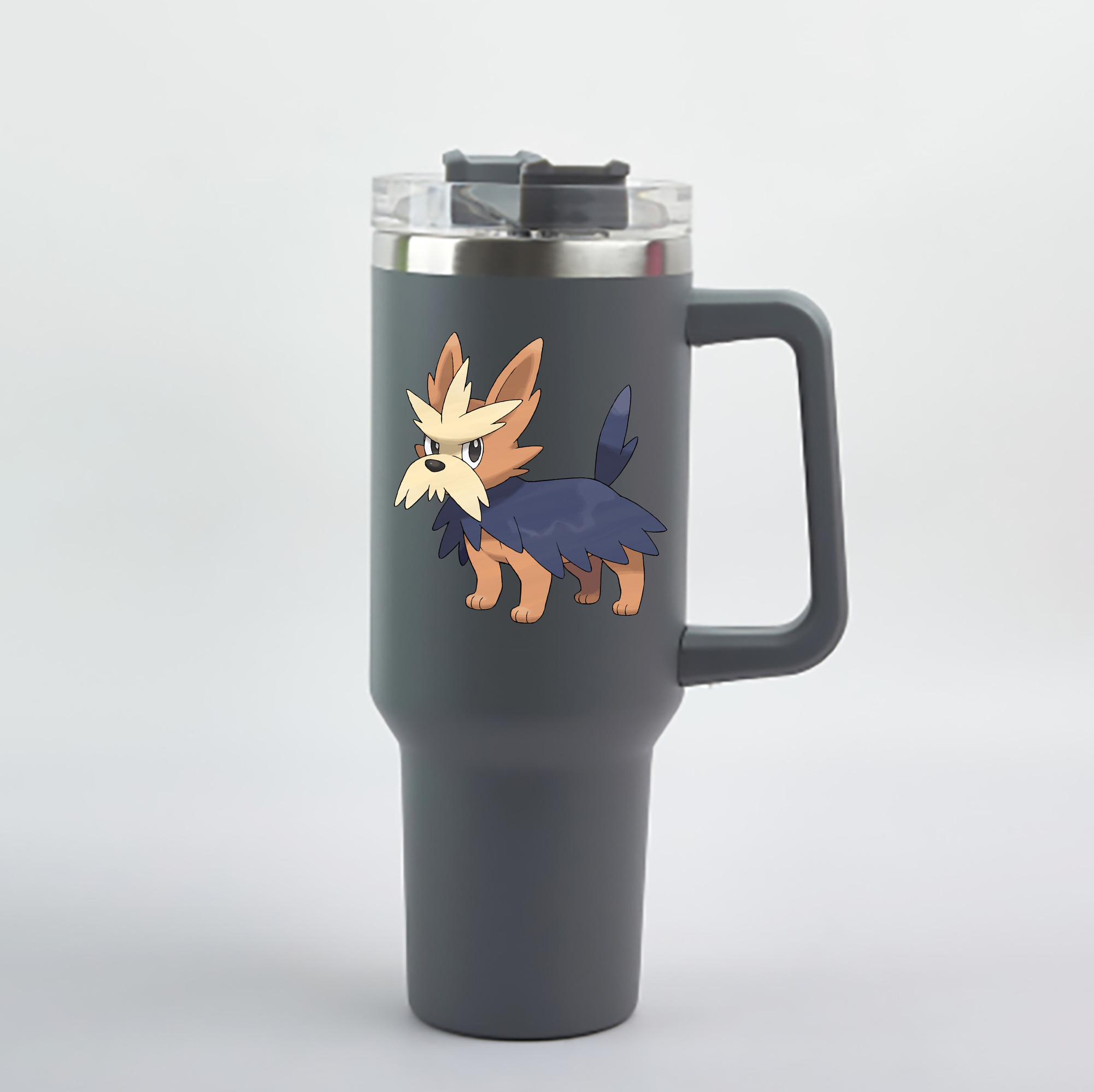 （画像用） ポケットモンスター Pokémon 1200mL車用タンブラー - クリスタルステッカー（プラスチックストロー付き）