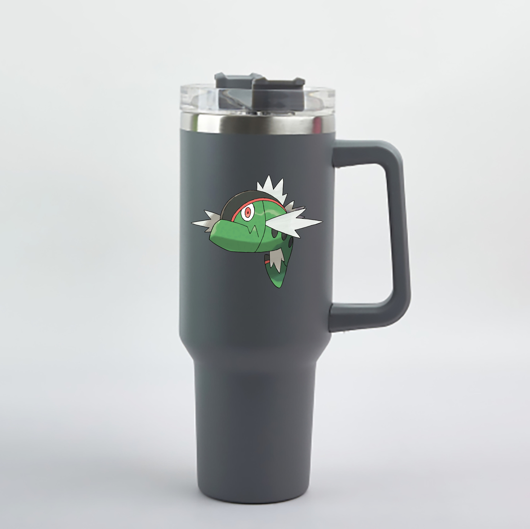 （画像用） ポケットモンスター Pokémon 1200mL車用タンブラー - クリスタルステッカー（プラスチックストロー付き）