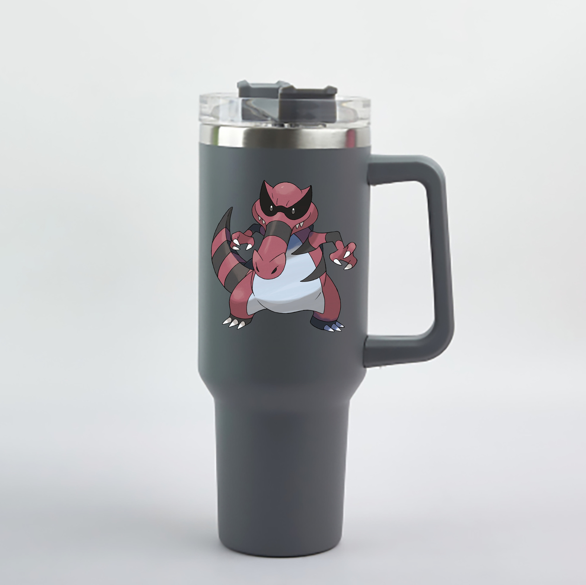 （画像用） ポケットモンスター Pokémon 1200mL車用タンブラー - クリスタルステッカー（プラスチックストロー付き）