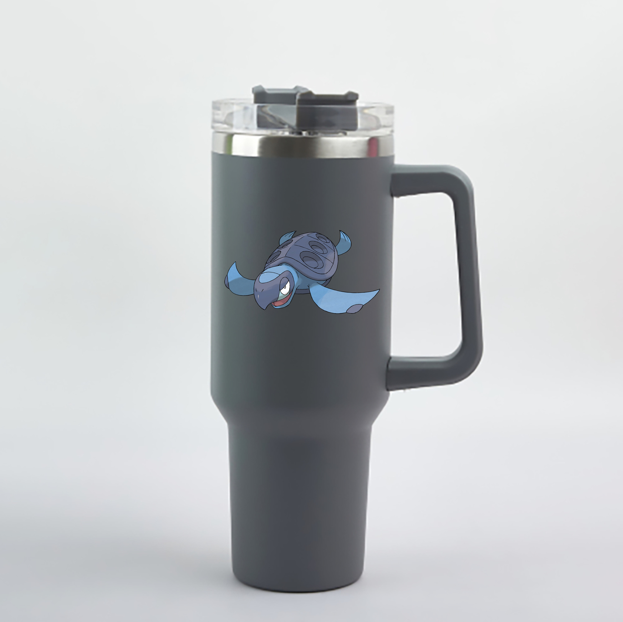 （画像用） ポケットモンスター Pokémon 1200mL車用タンブラー - クリスタルステッカー（プラスチックストロー付き）
