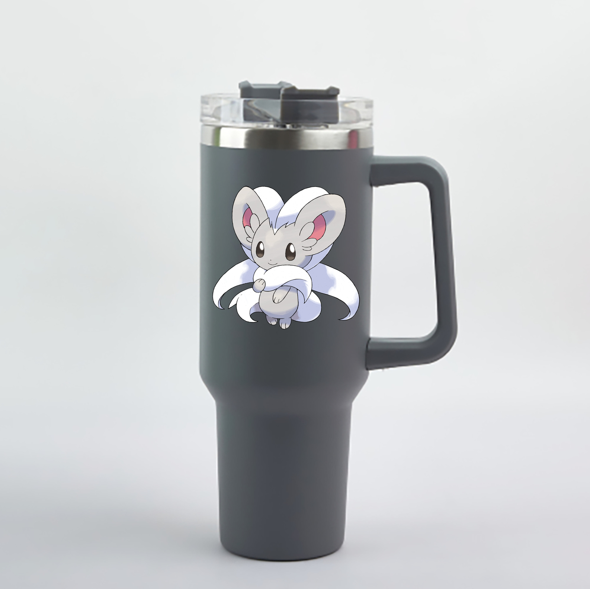 （画像用） ポケットモンスター Pokémon 1200mL車用タンブラー - クリスタルステッカー（プラスチックストロー付き）