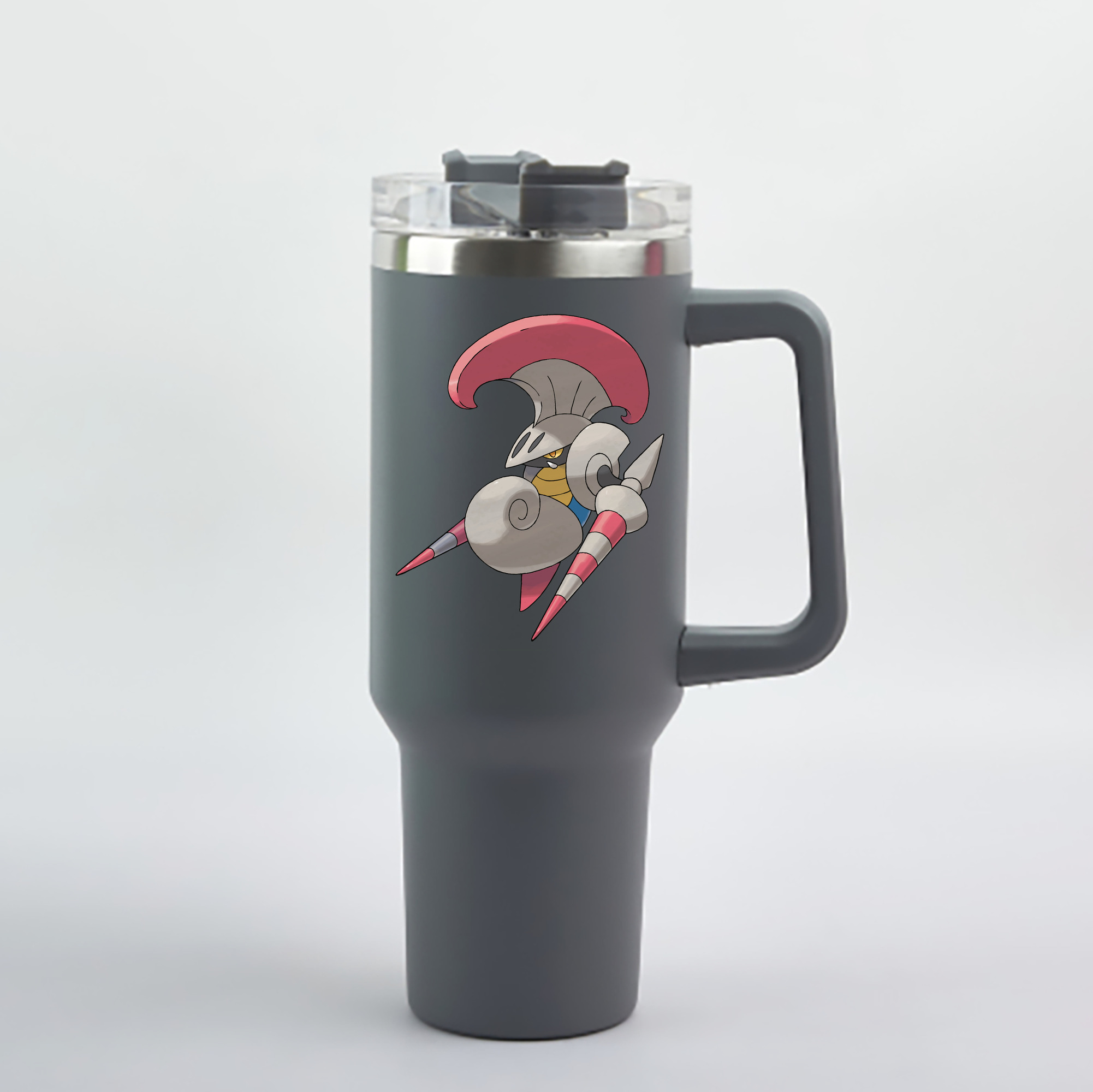 （画像用） ポケットモンスター Pokémon 1200mL車用タンブラー - クリスタルステッカー（プラスチックストロー付き）