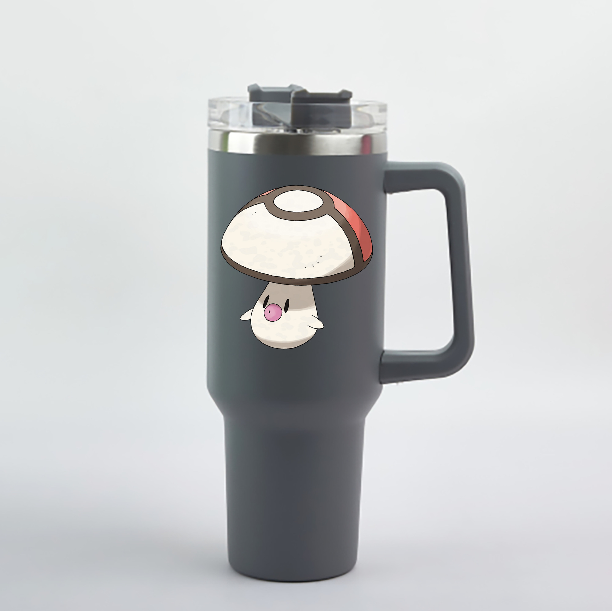 （画像用） ポケットモンスター Pokémon 1200mL車用タンブラー - クリスタルステッカー（プラスチックストロー付き）